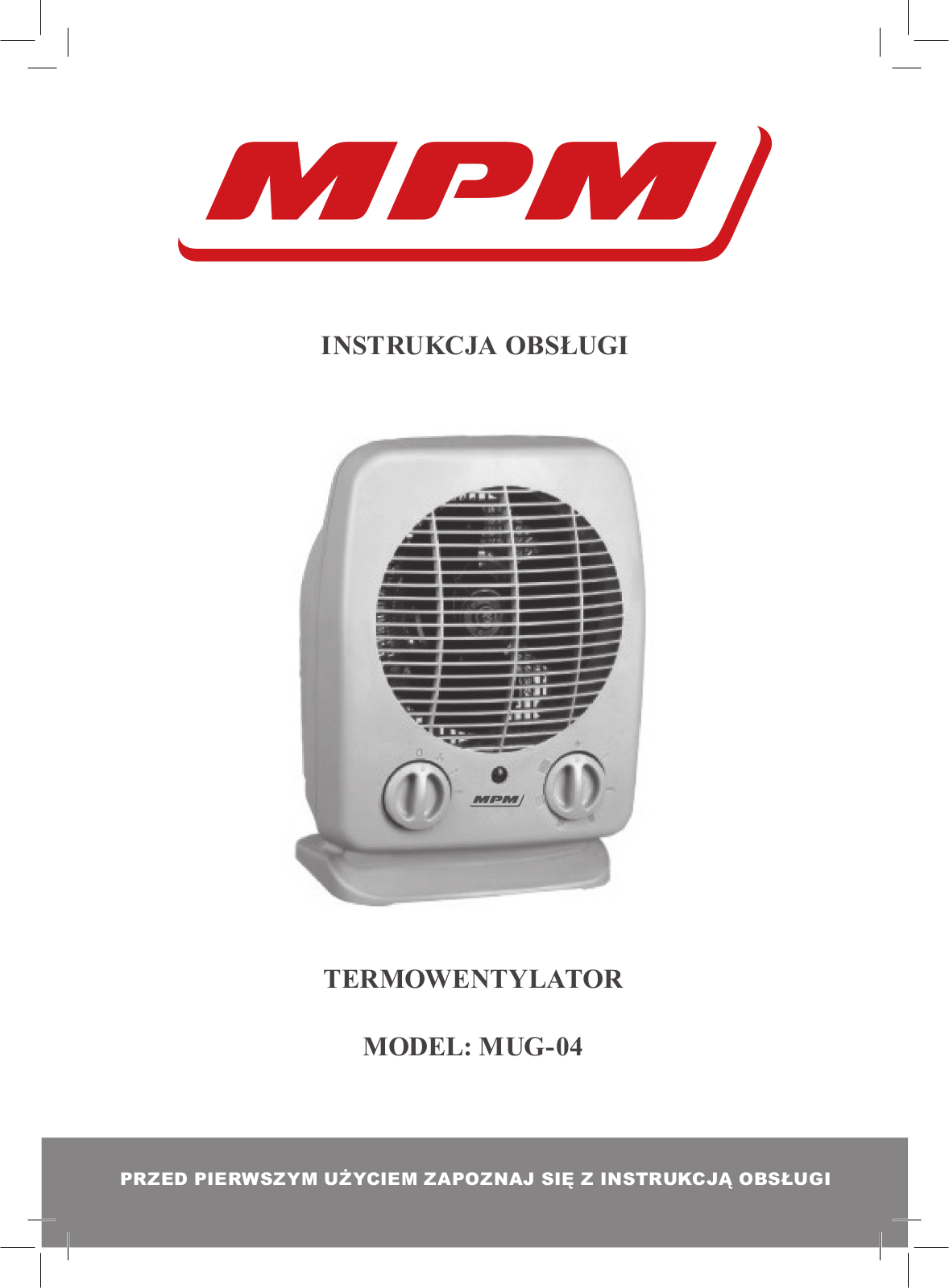 MPM MUG-04 User Manual