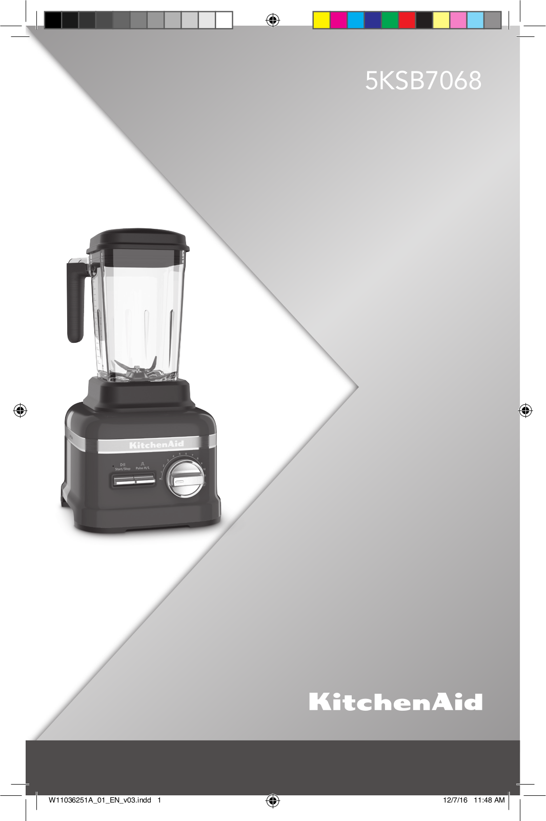 Kitchenaid 5KSB7068EAC User Manual