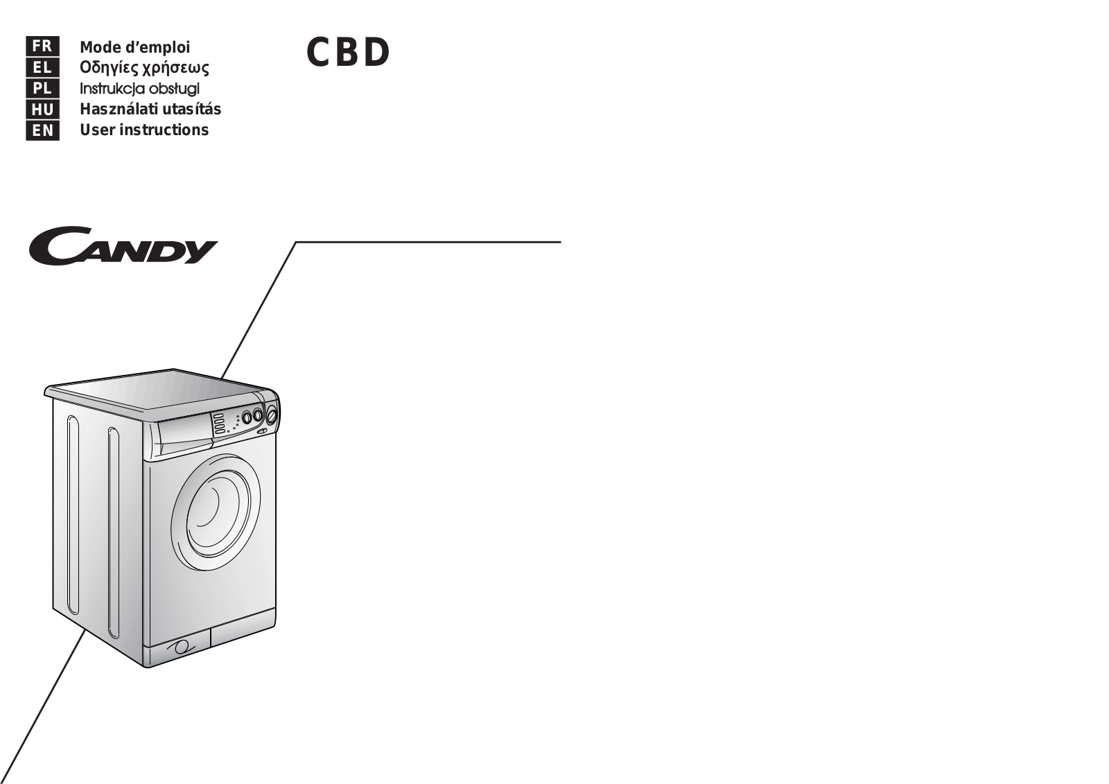 Candy CBD 1060 User Manual