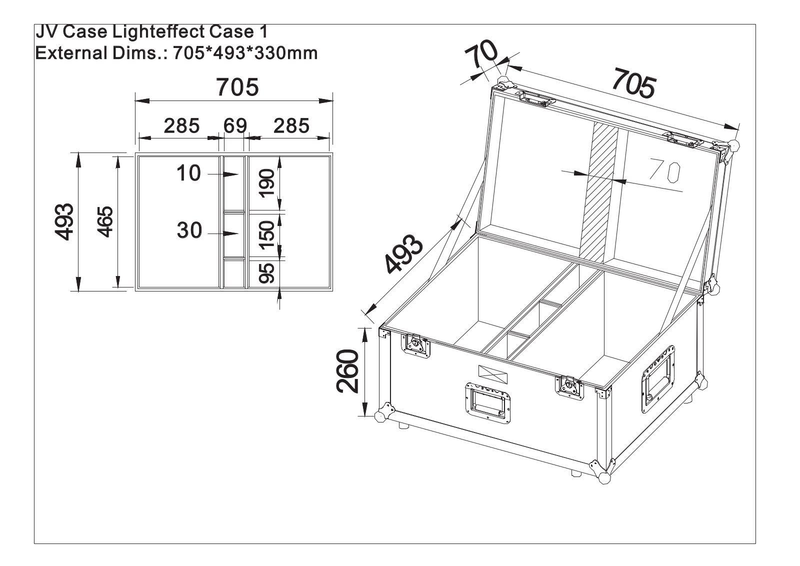 Jbsystems LIGHTEFFECT CASE 1 User Manual