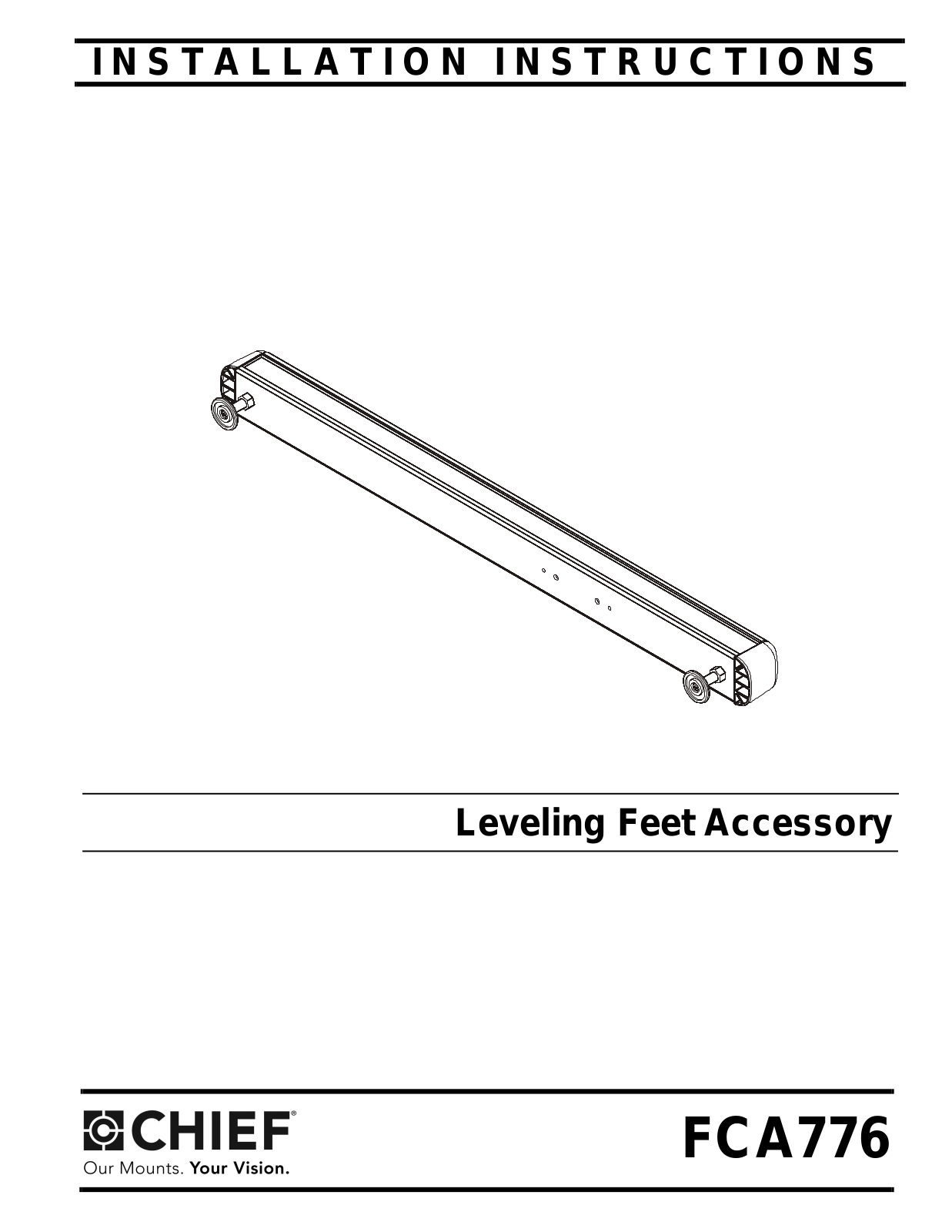 CHIEF FCA776 User Manual