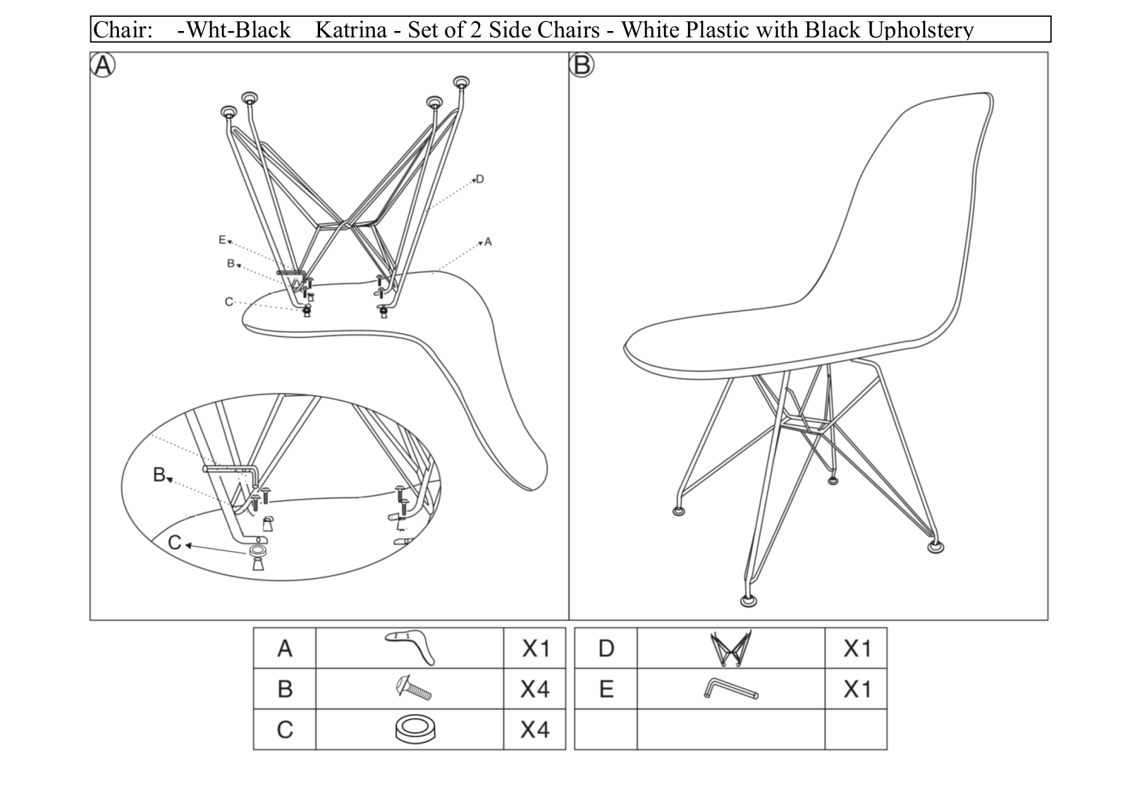 Zipcode Design W002933763 Installation & Assembly - ManualMachine.com