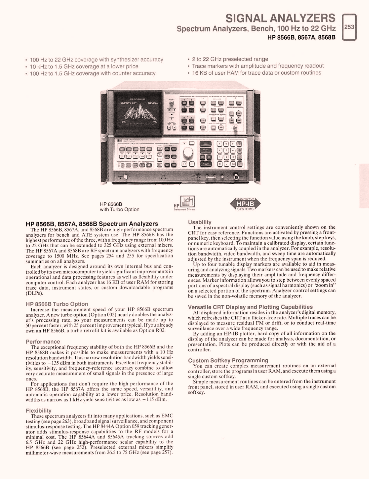 HP 8566 Specification