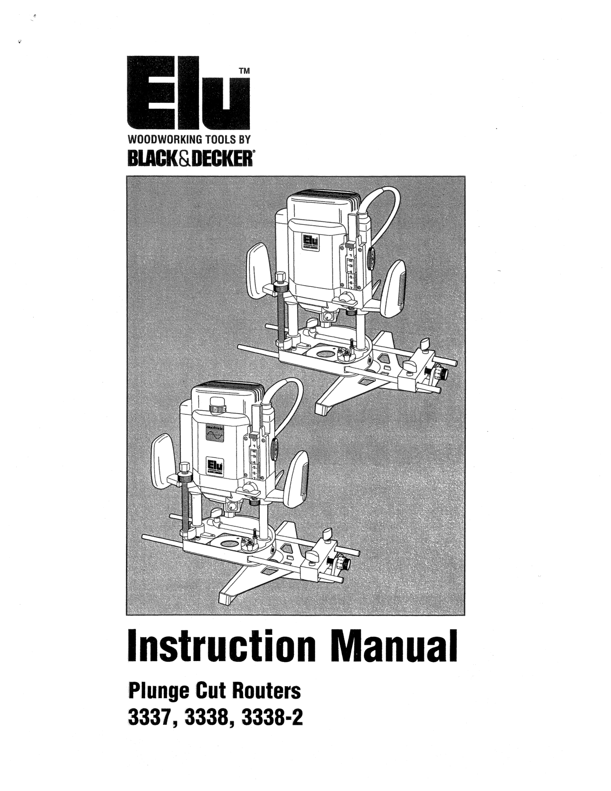 Black & Decker 3338-2, 3338, 3337 User Manual