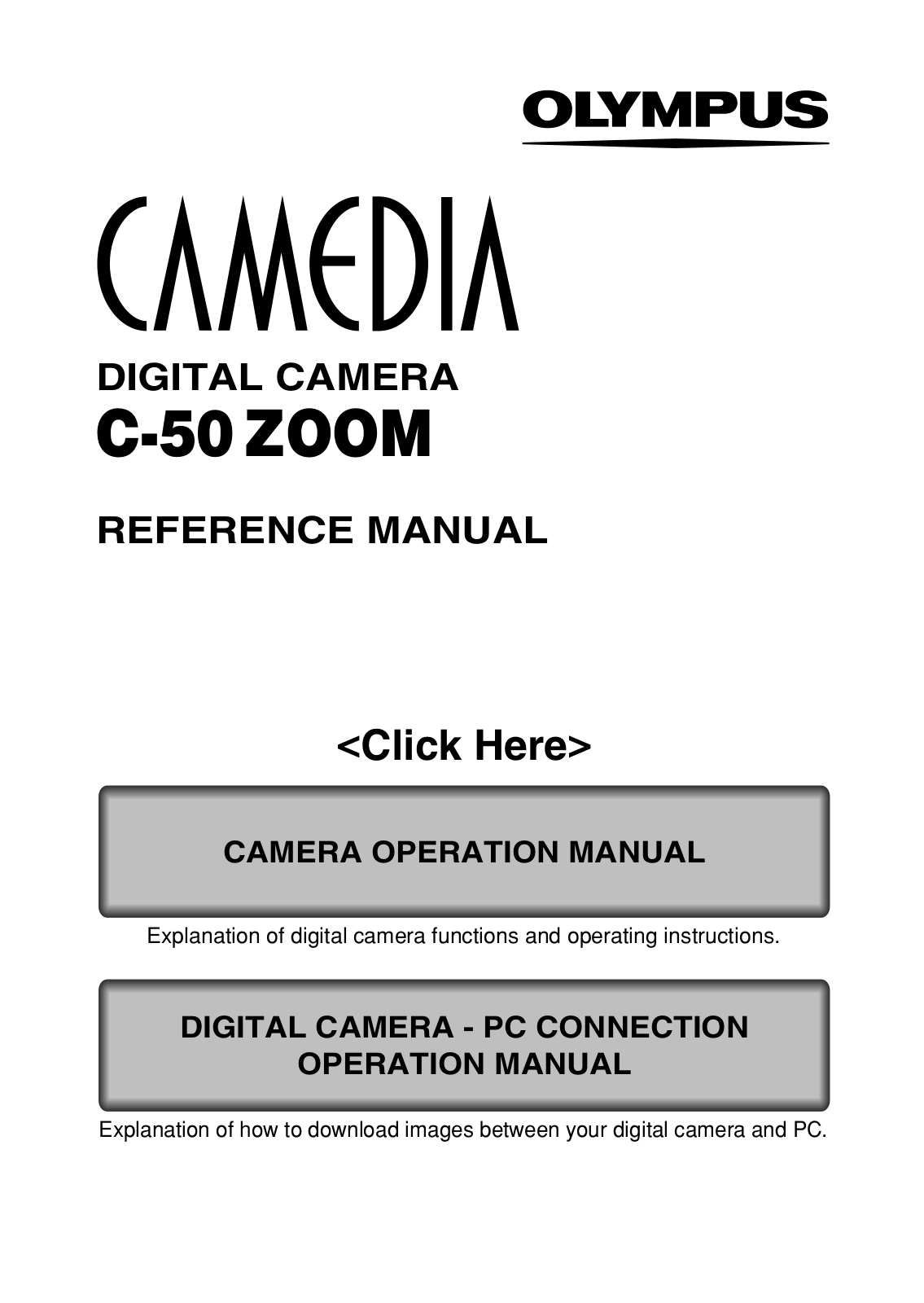 Olympus C-50 User Manual