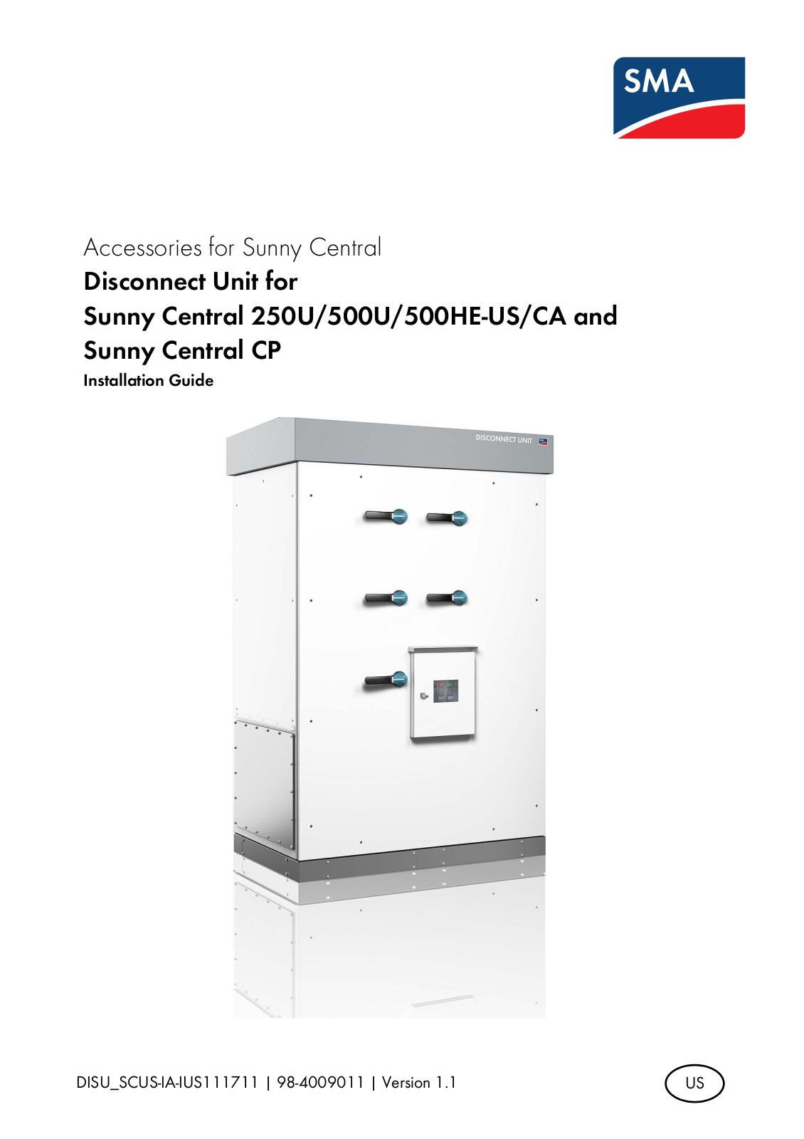 SMA SC 250U User Manual