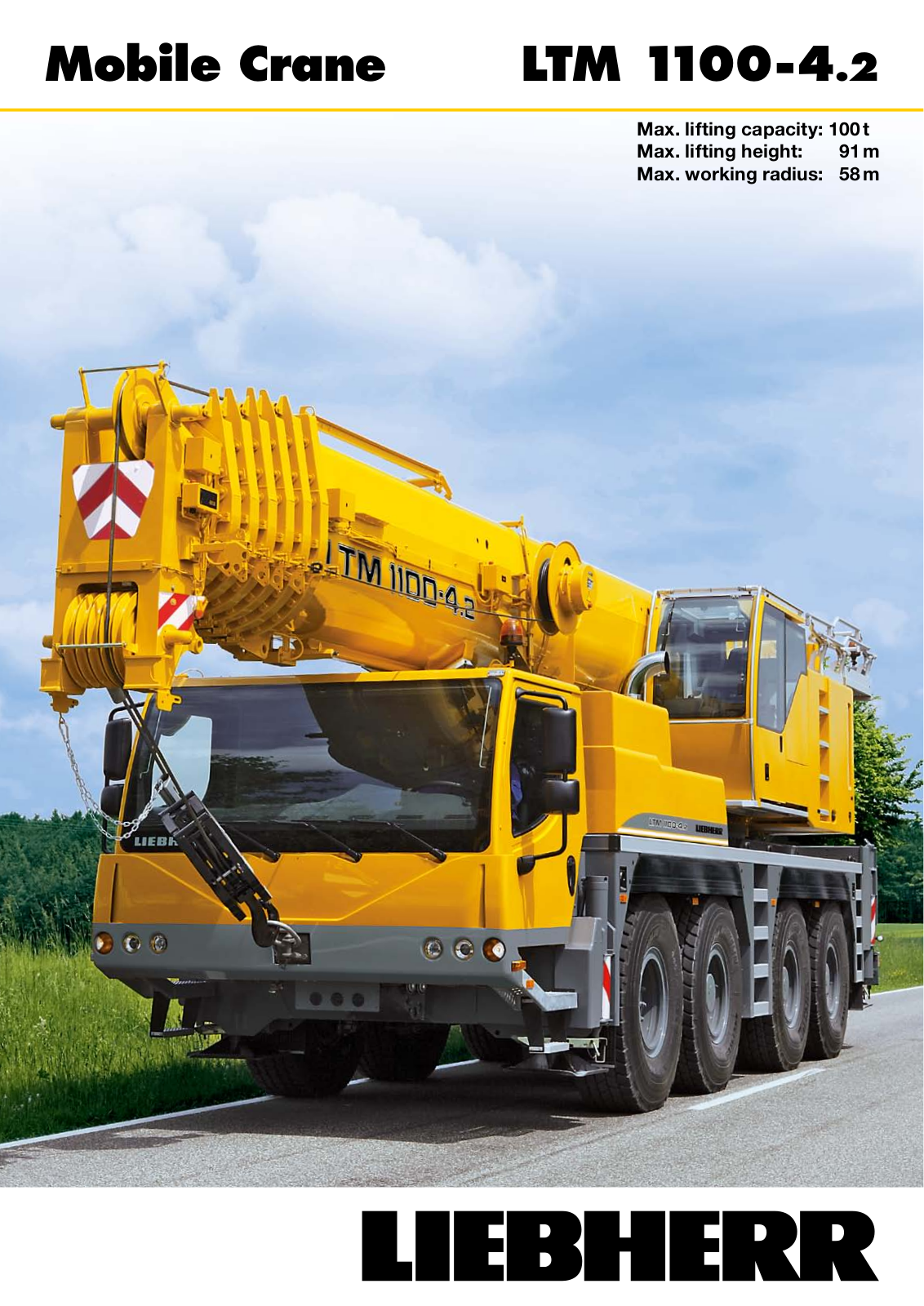 Liebherr LTM 1100-4.2 User Manual