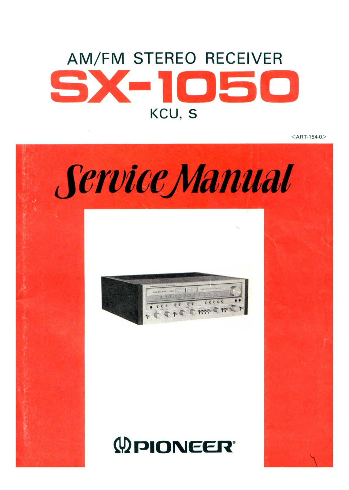 Pioneer SX-1050 Service manual