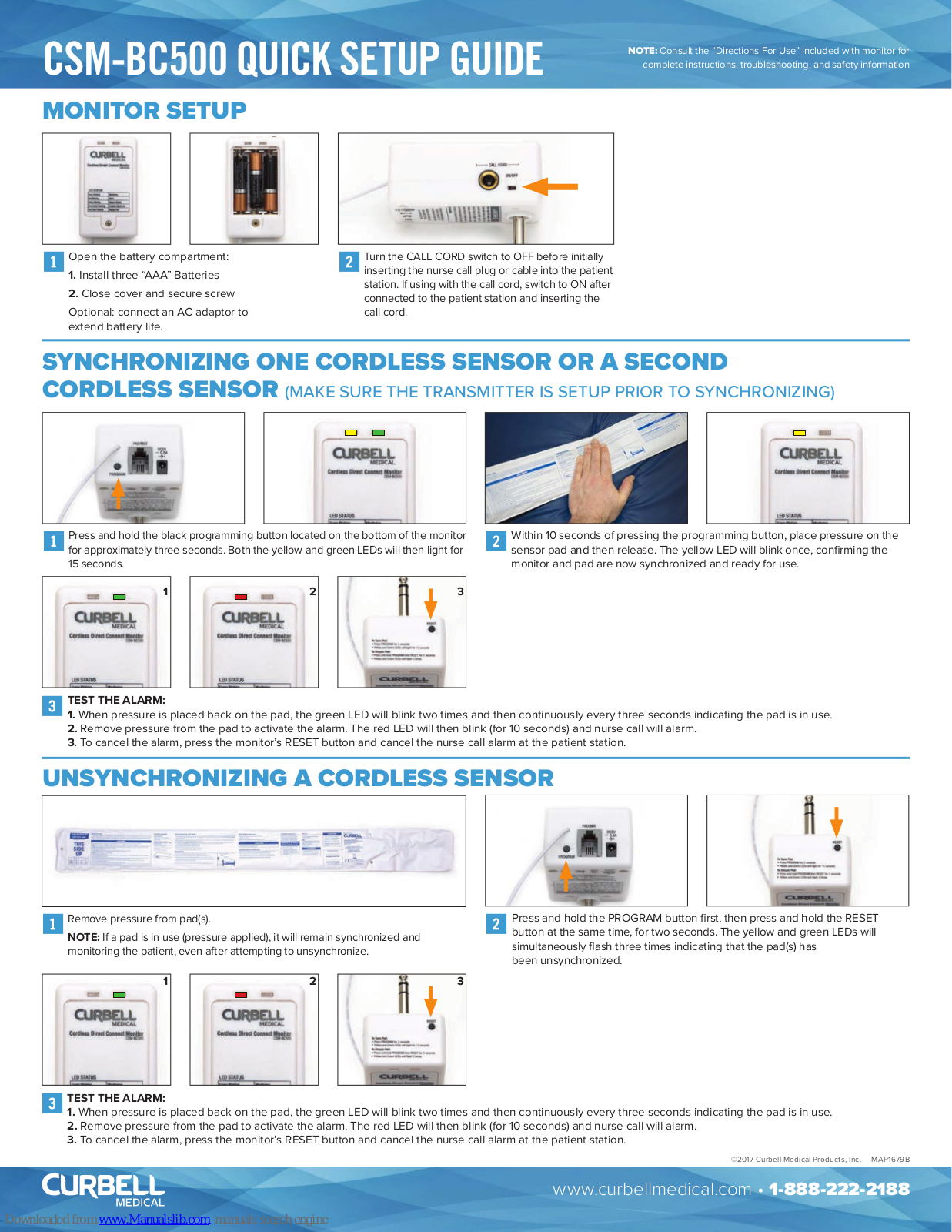 Curbell CSM-BC500 Quick Setup Manual - ManualMachine.com
