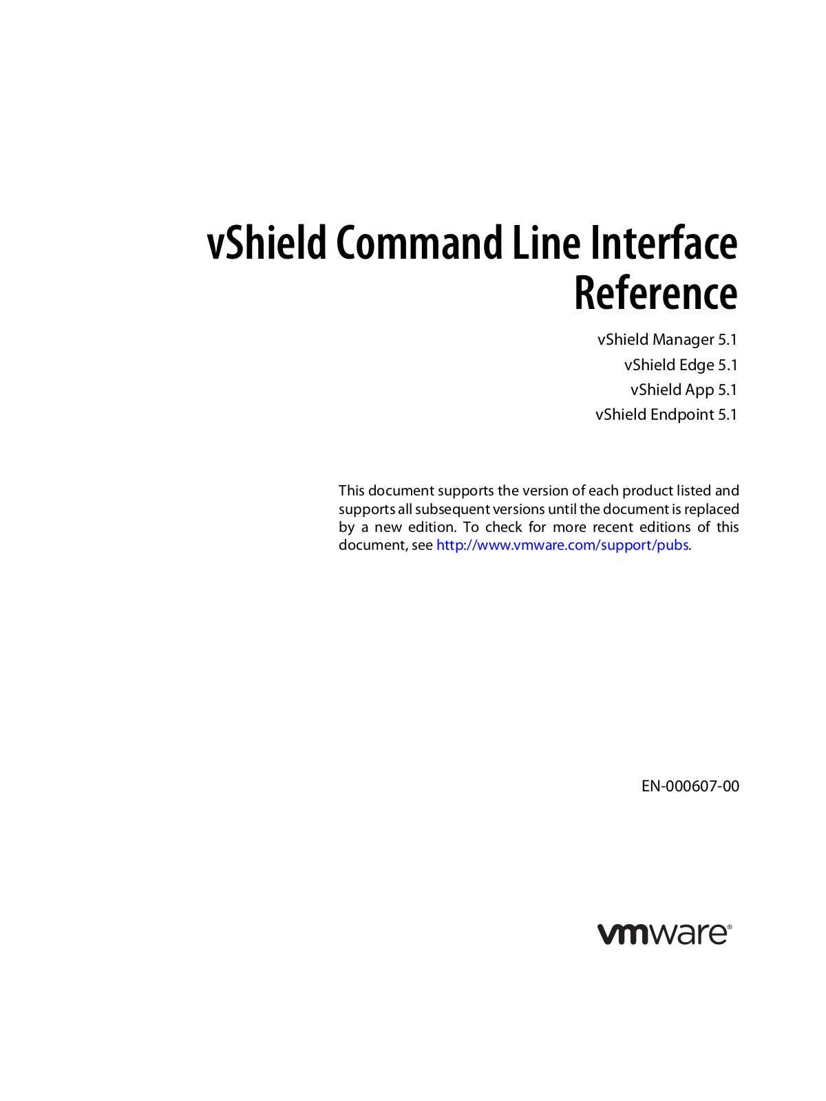 VMware vShield - 5.1 User’s Manual