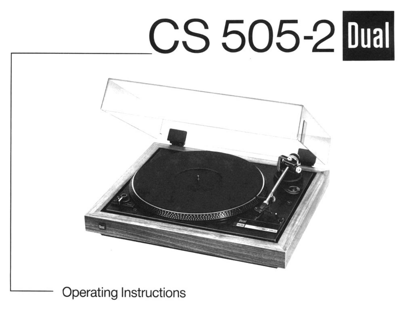 Dual CS-5052 Owners manual