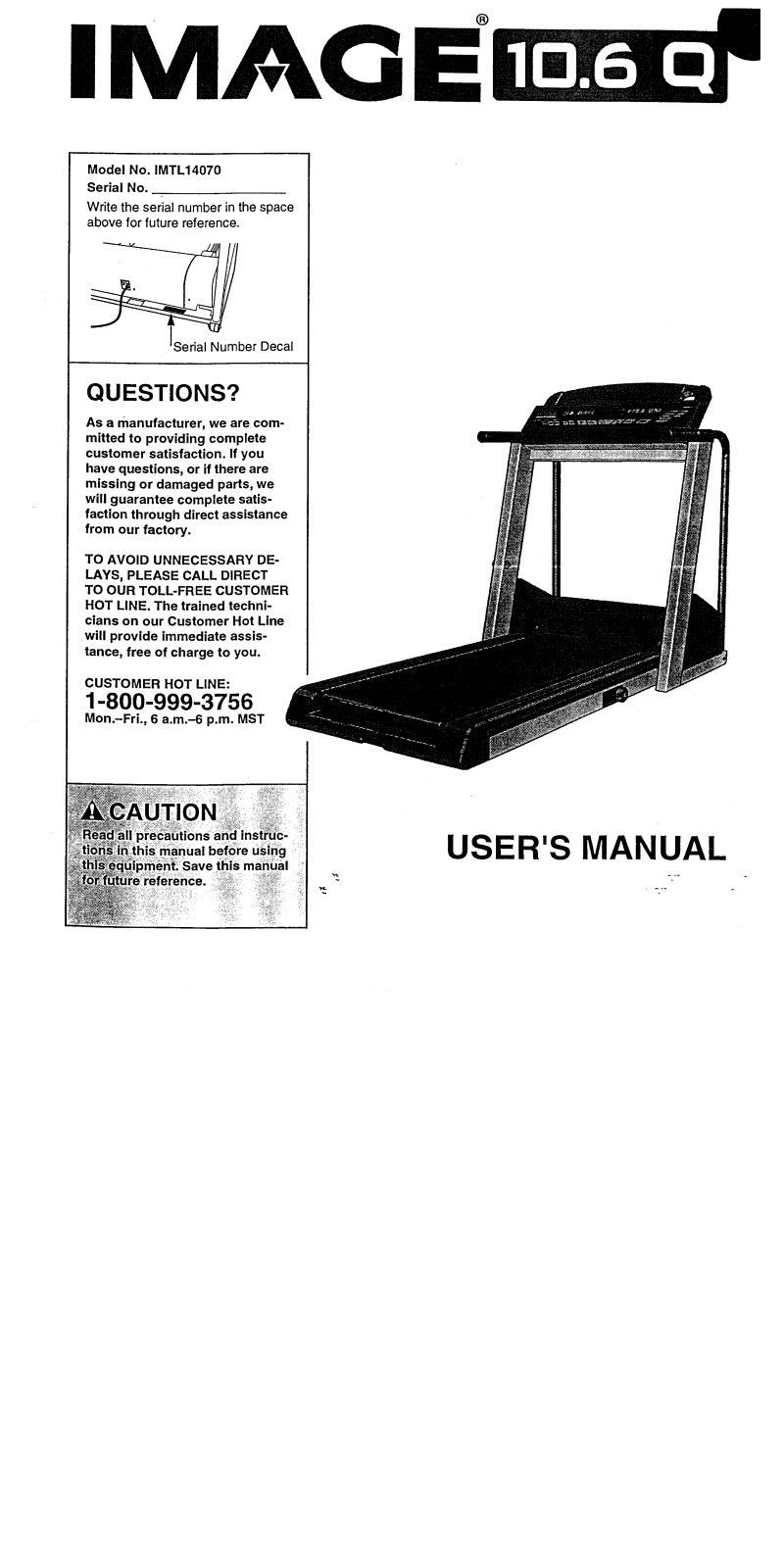 Image IMTL14070 Owner's Manual