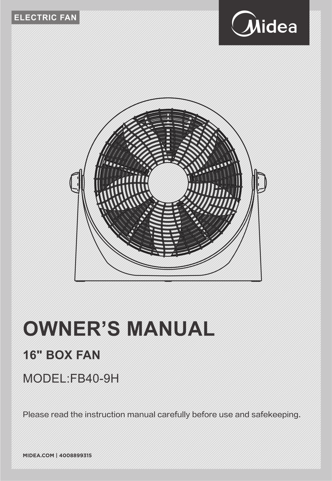 Midea FB40-9H User Manual