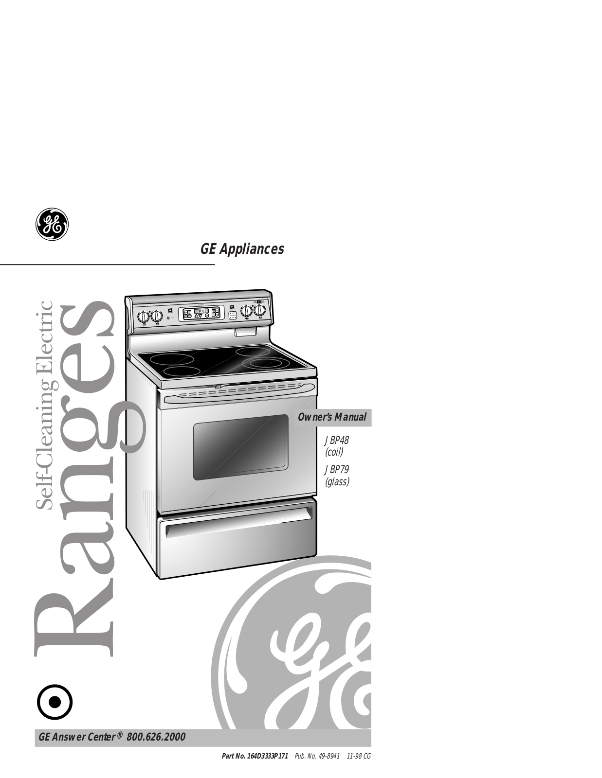 GE 164D3333P171, 49-8941 User Manual