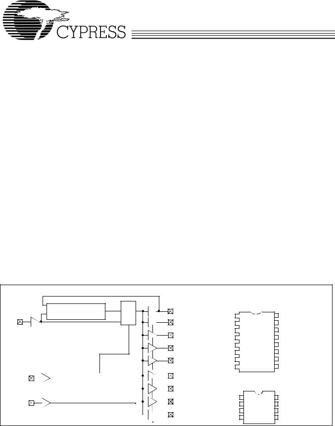 Cypress Semiconductor CY2309SC-1T, CY2309SC-1H, CY2309SC-1, CY2309ZI-1HT, CY2309ZI-1H Datasheet