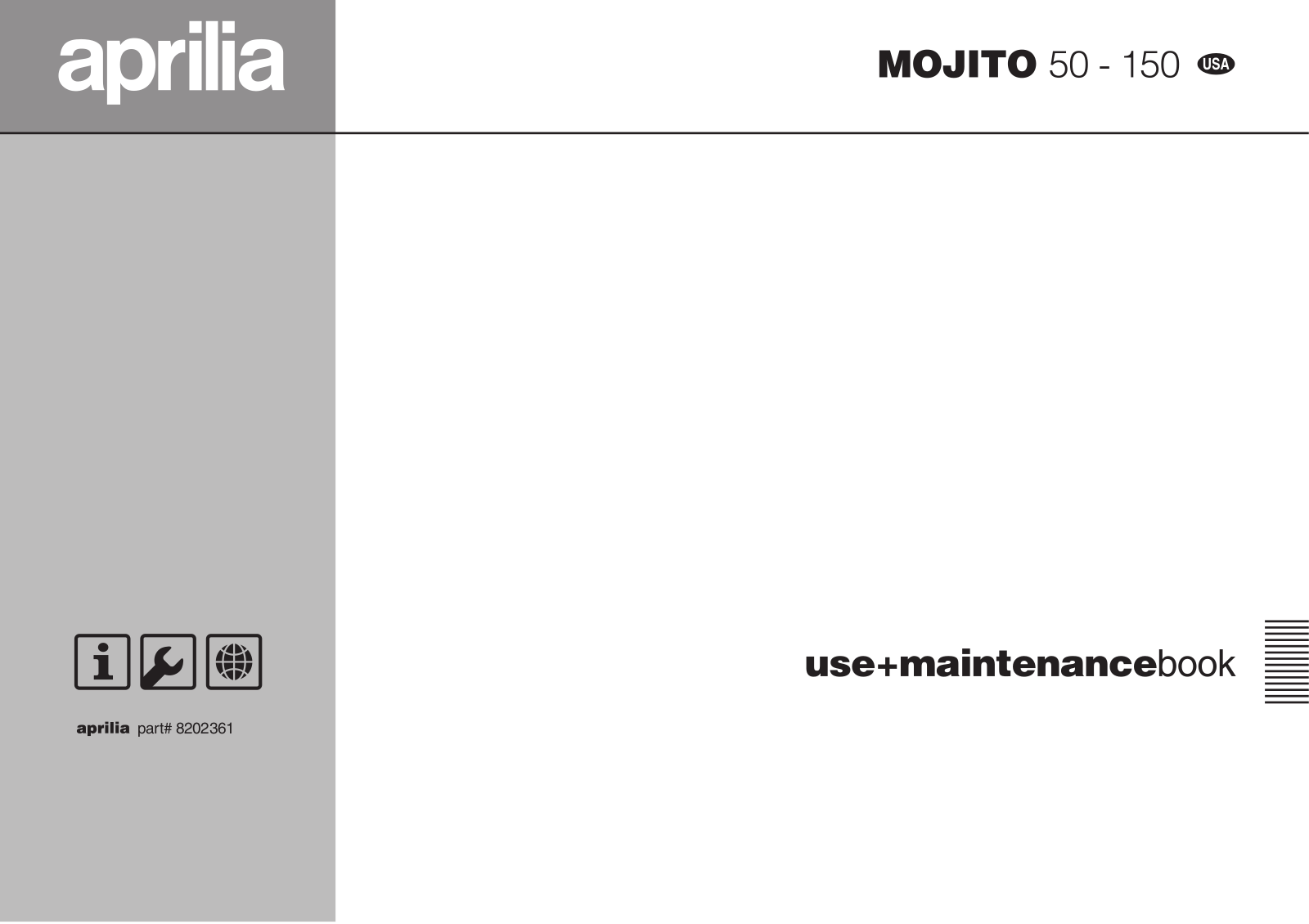 Aprilia MOJITO 50, MOJITO 150 01-2007 User Manual