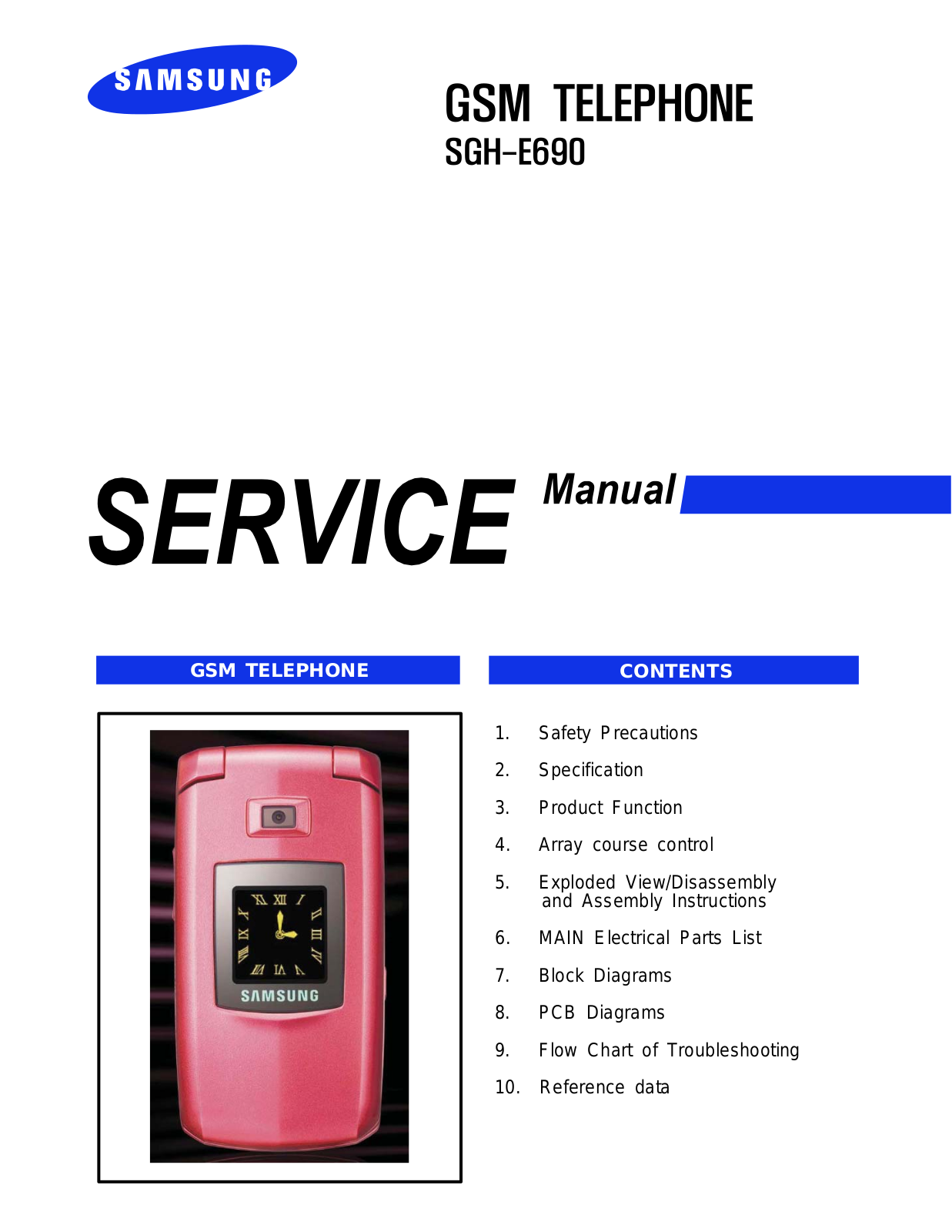 Samsung E690 Service Manual