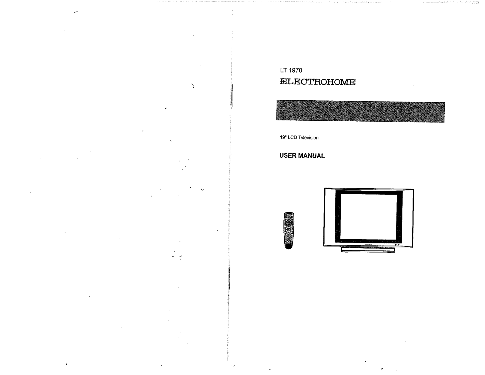 Electrohome LT1970 User Manual