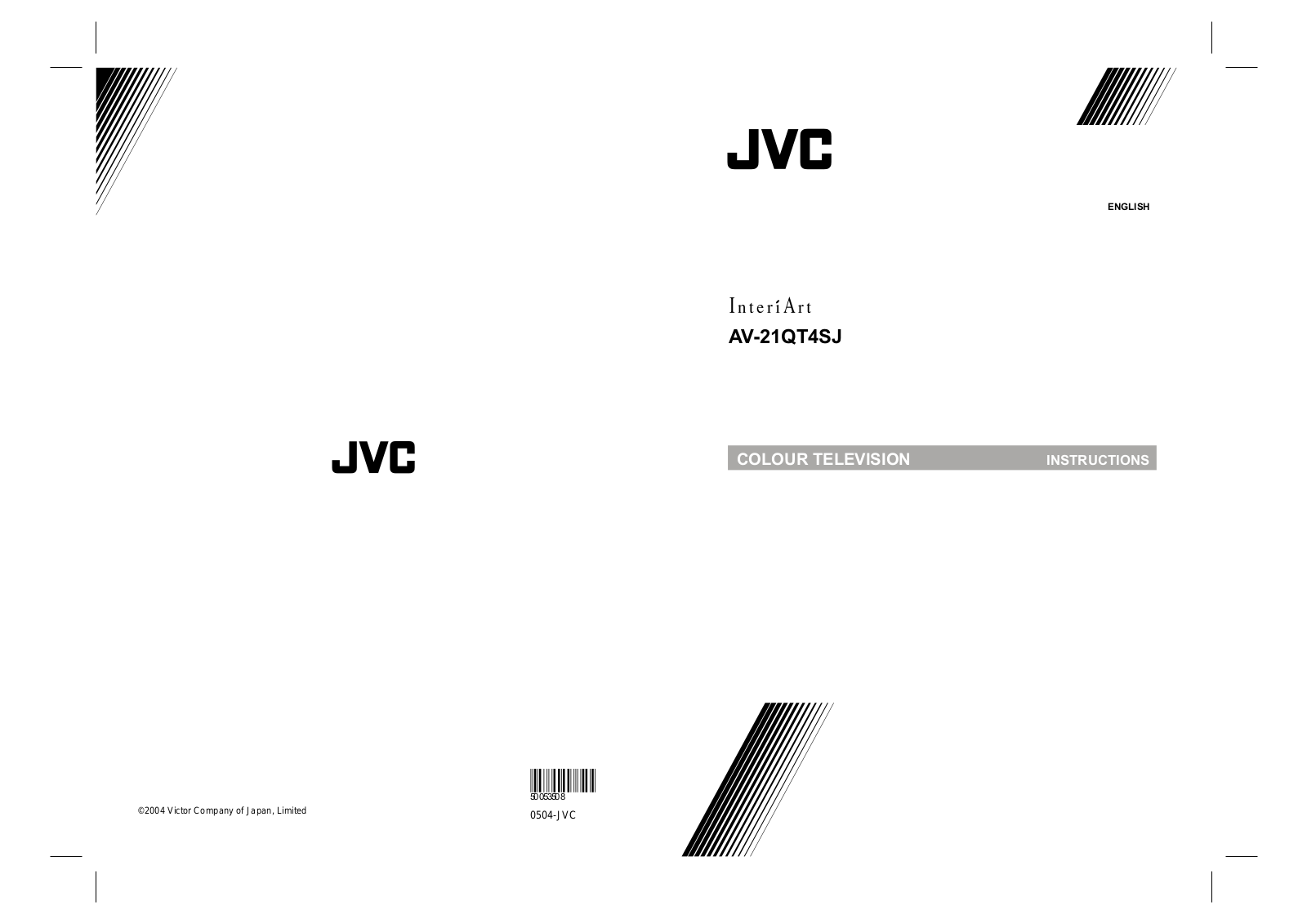 JVC AV-21QT4SJ User Manual