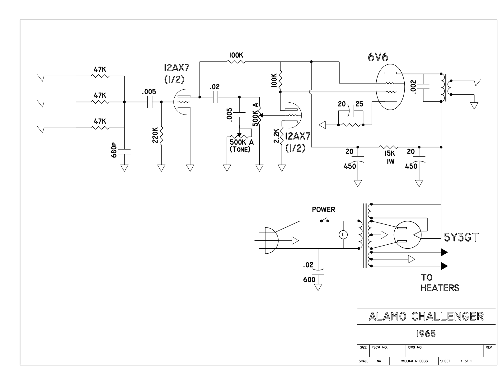 Alamo challenger schematic