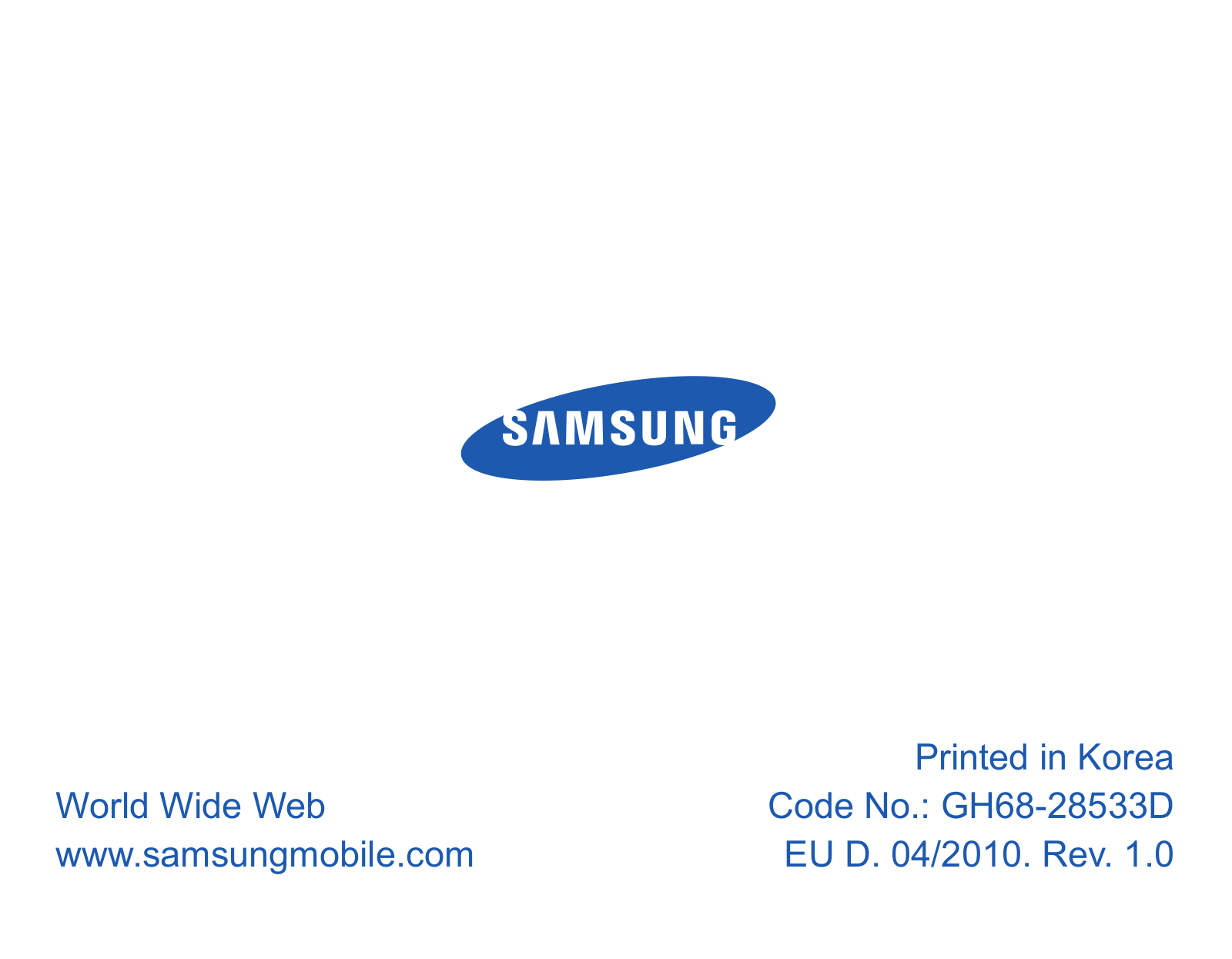 Samsung HM3100 User Manual