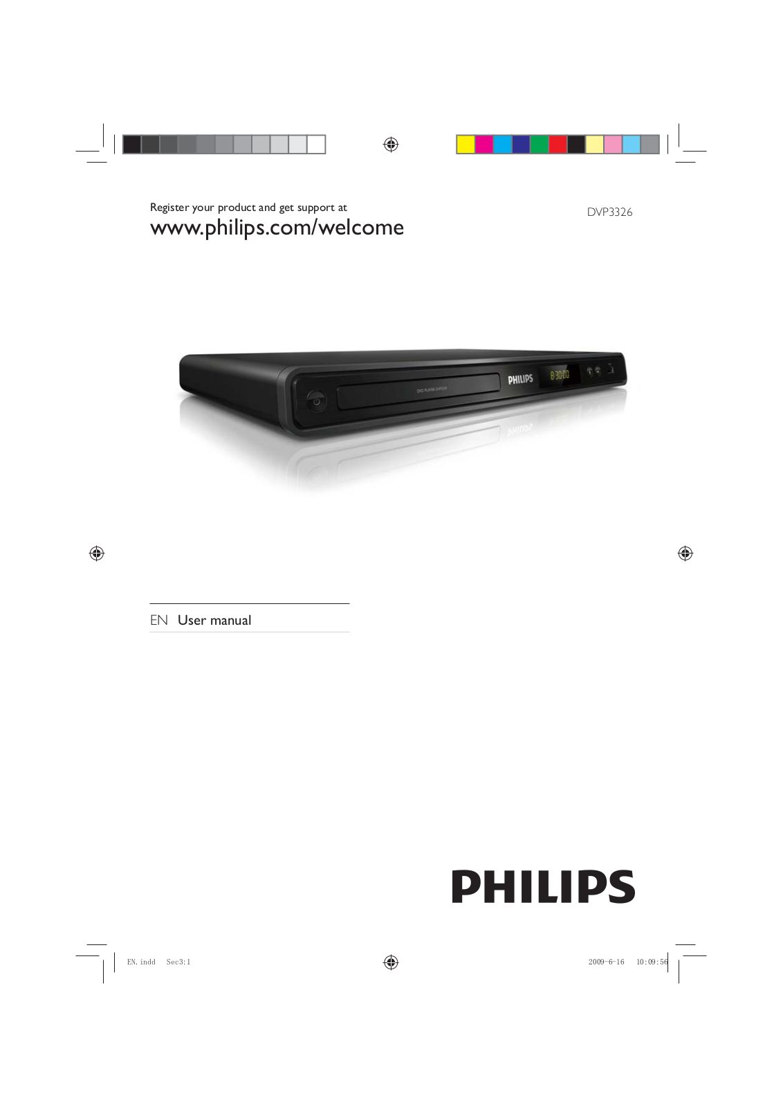 Philips DVP3326X-94, DVP3326, DVP3326X User Manual