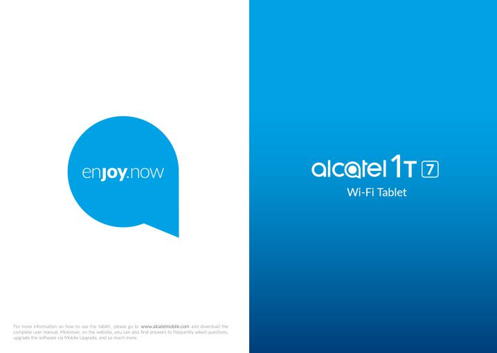 Alcatel 1T 7 Wi-Fi Instruction Manual