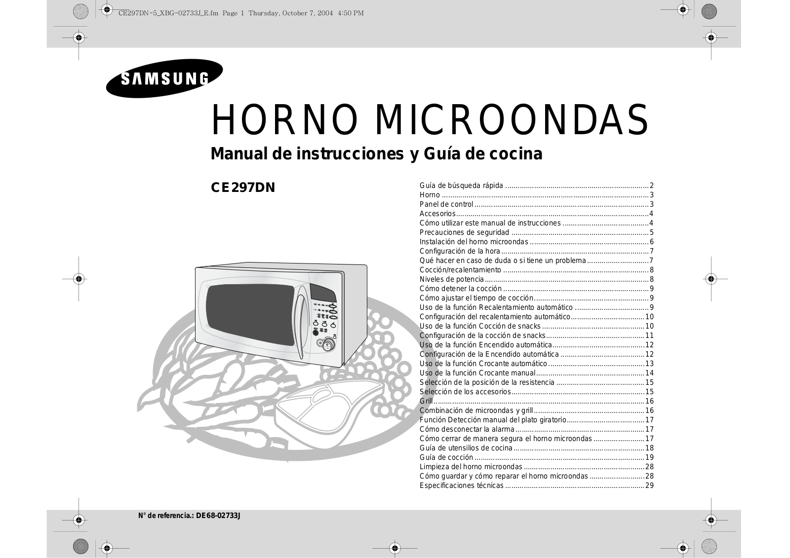 Samsung CE297DN User Manual