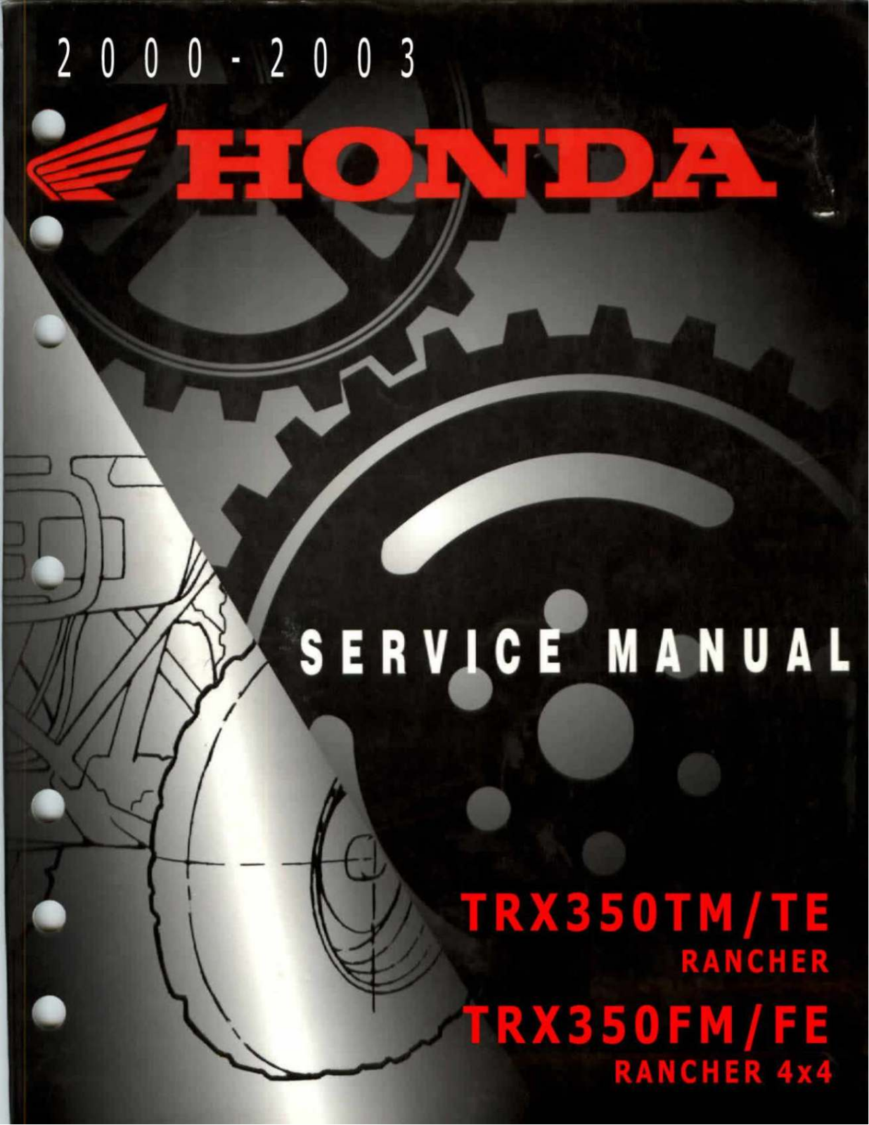 honda trx 350-400 user manual