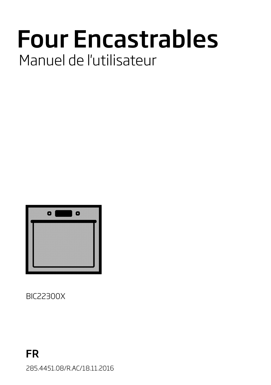Beko BIC22300X User manual