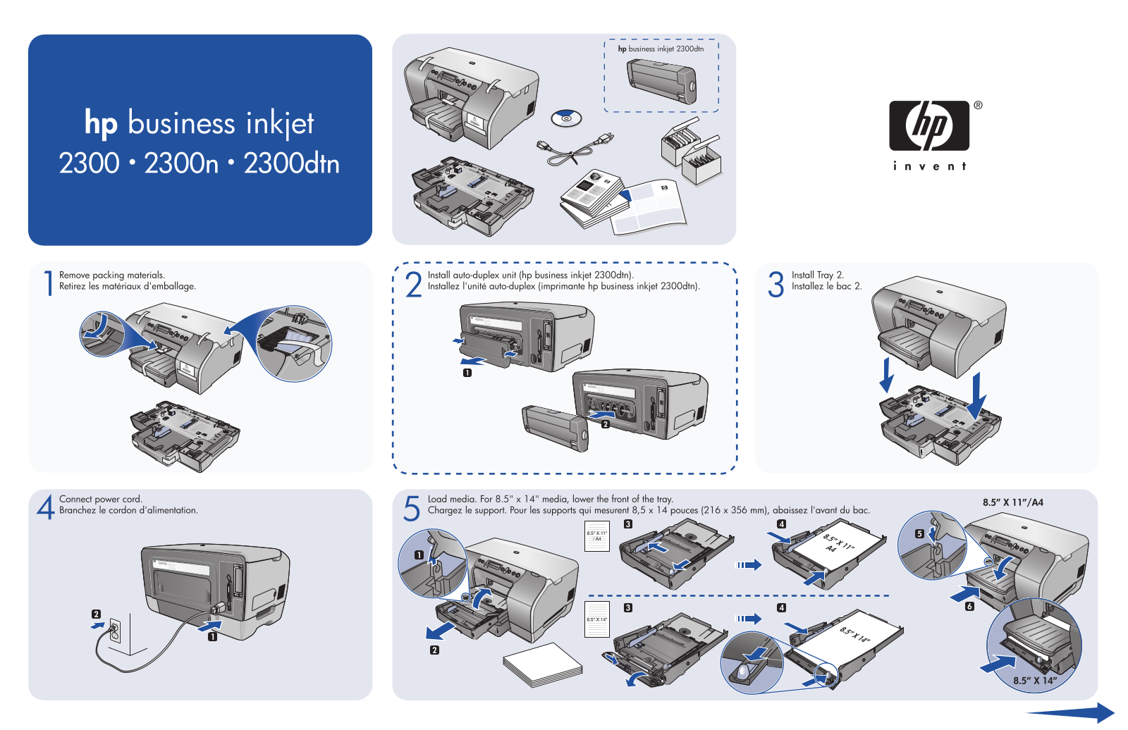 HP Business Inkjet 2300 Setup Poster