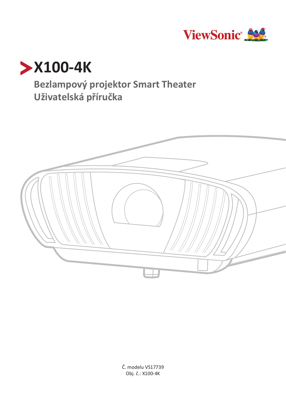 ViewSonic VS17739, X100-4K Users guide