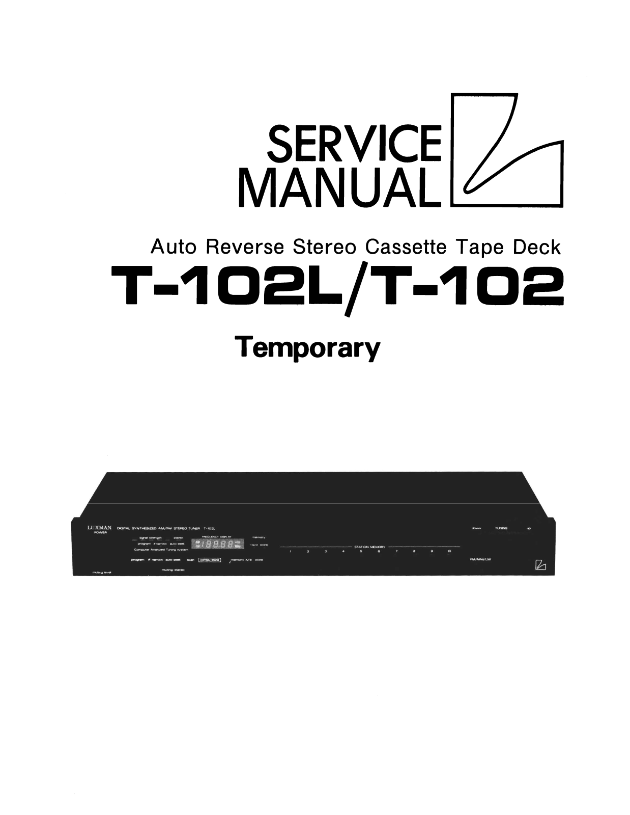 Luxman T-102 Service Manual