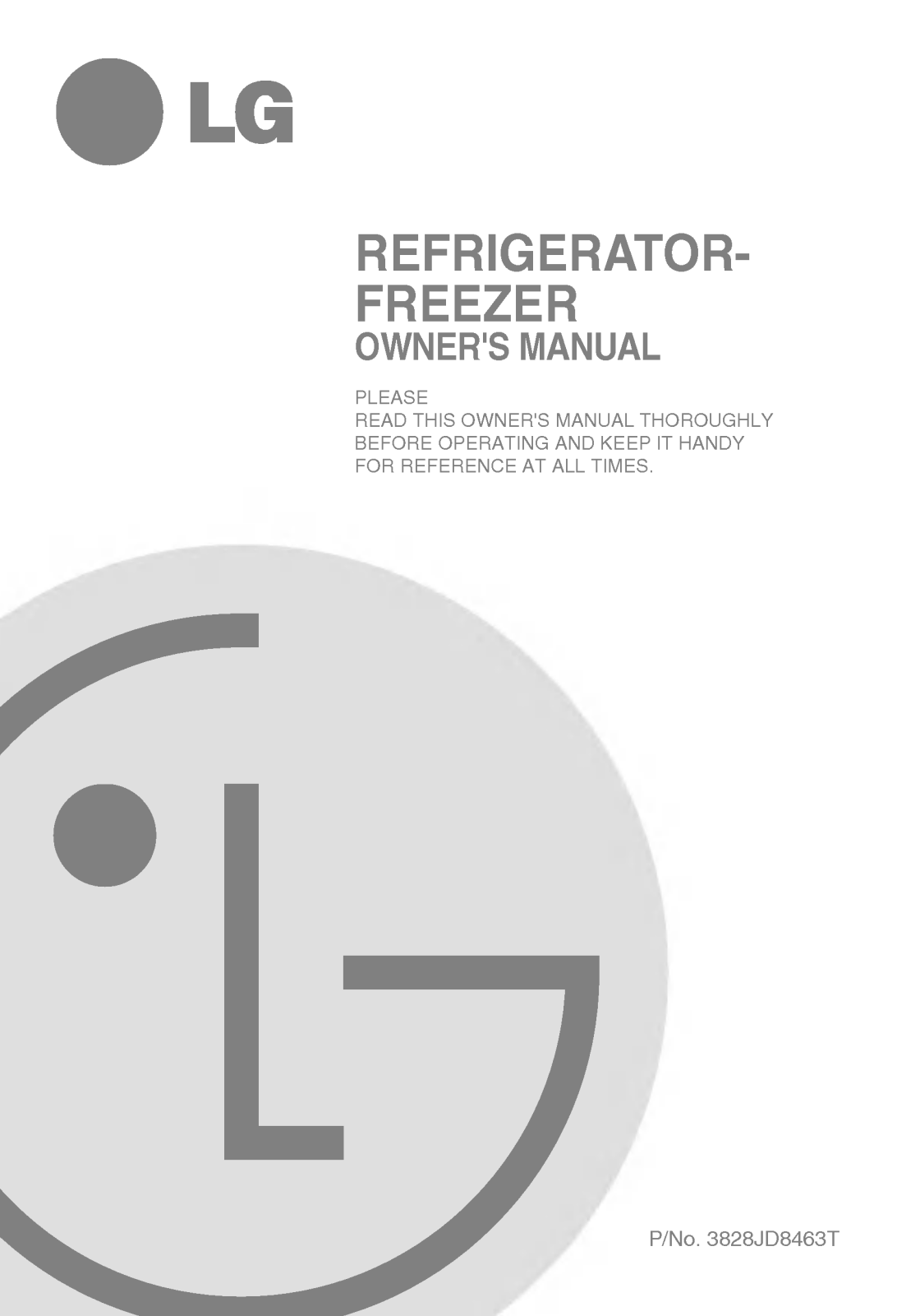 LG GR-T622DEC Owner's Manual