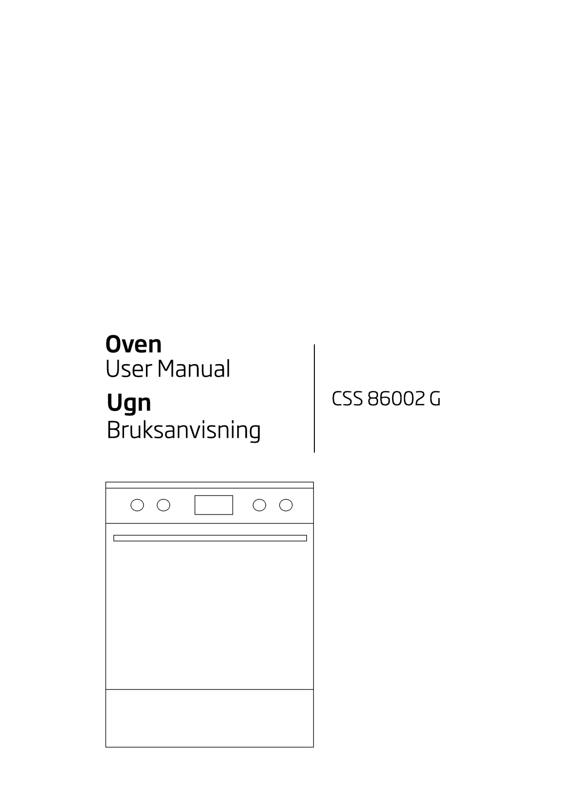 Beko CSS86002G User manual