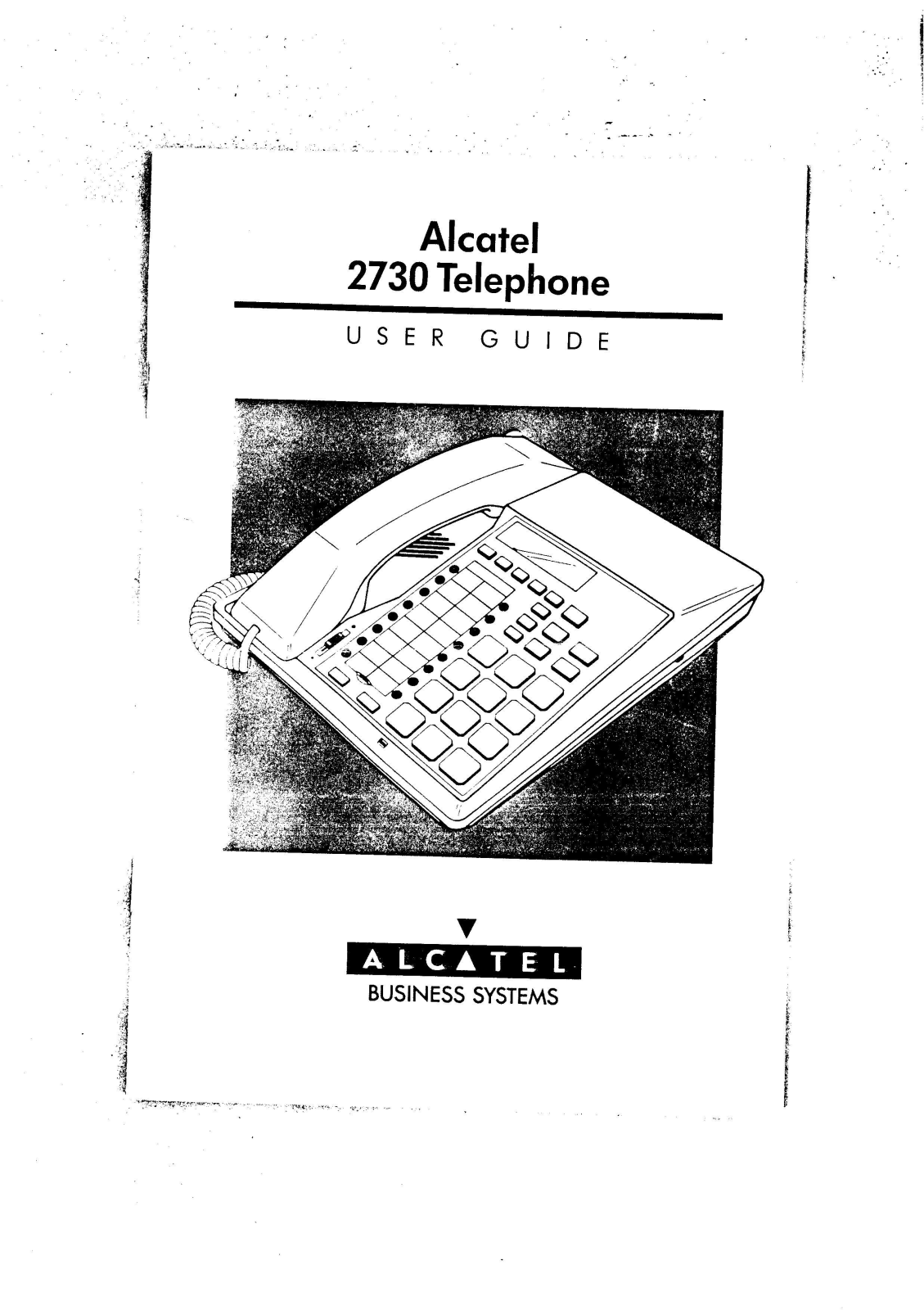 Alcatel 2730 User Manual