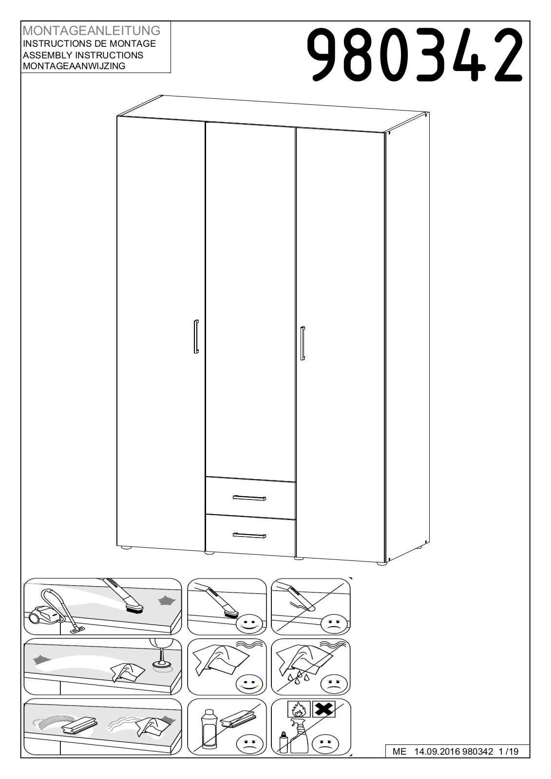 Wimex 980342 Assembly instructions