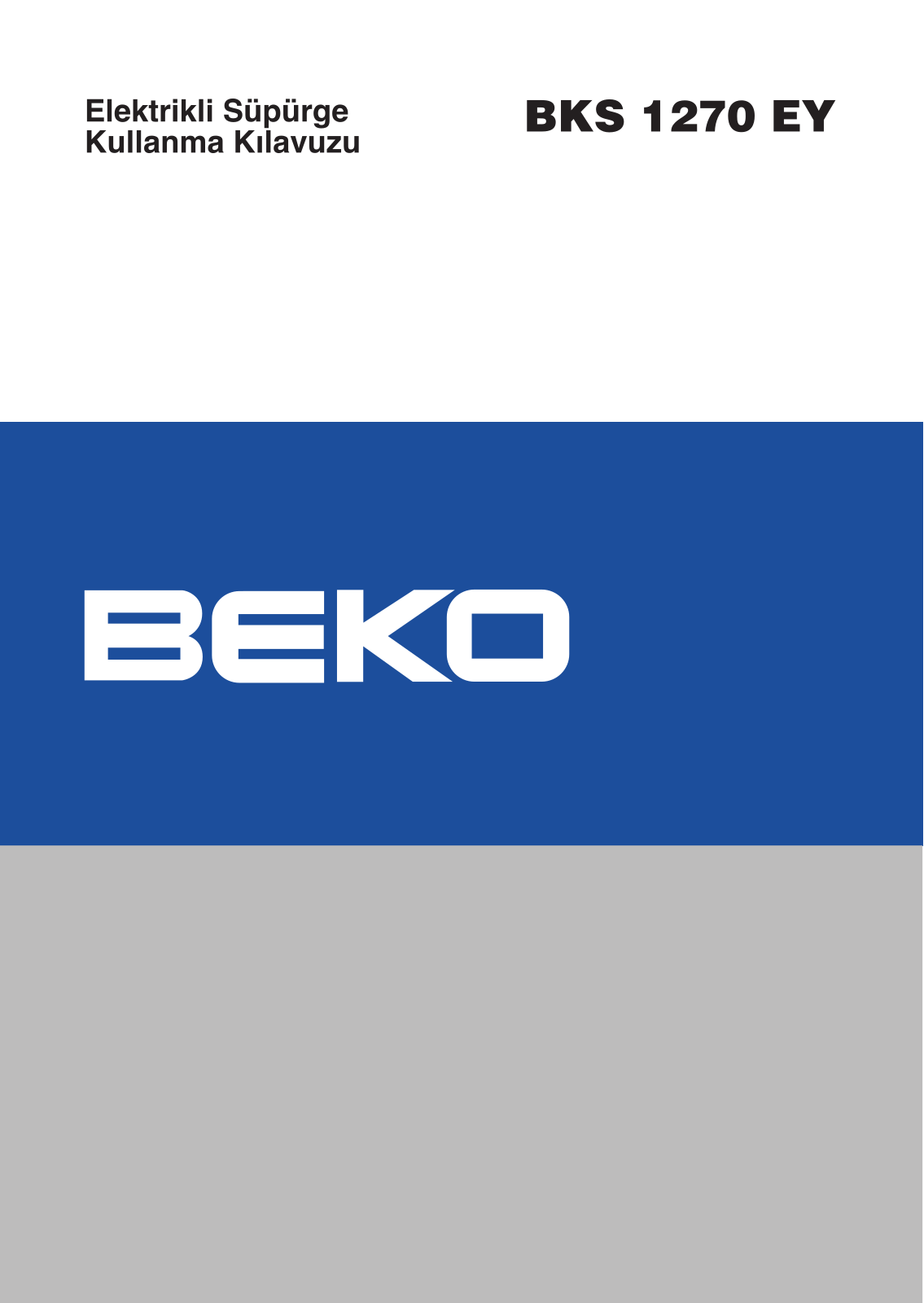 Beko BKS 1270 EY Manual