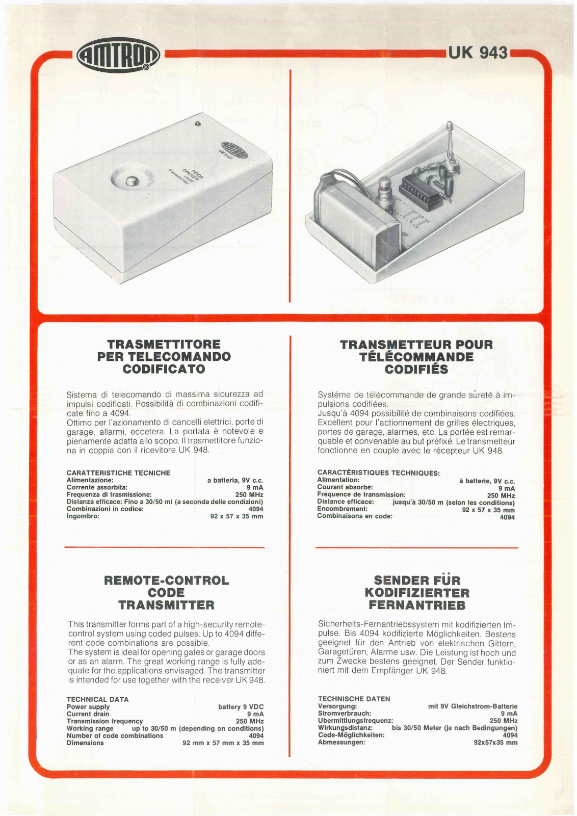 Amtron uk943 schematic