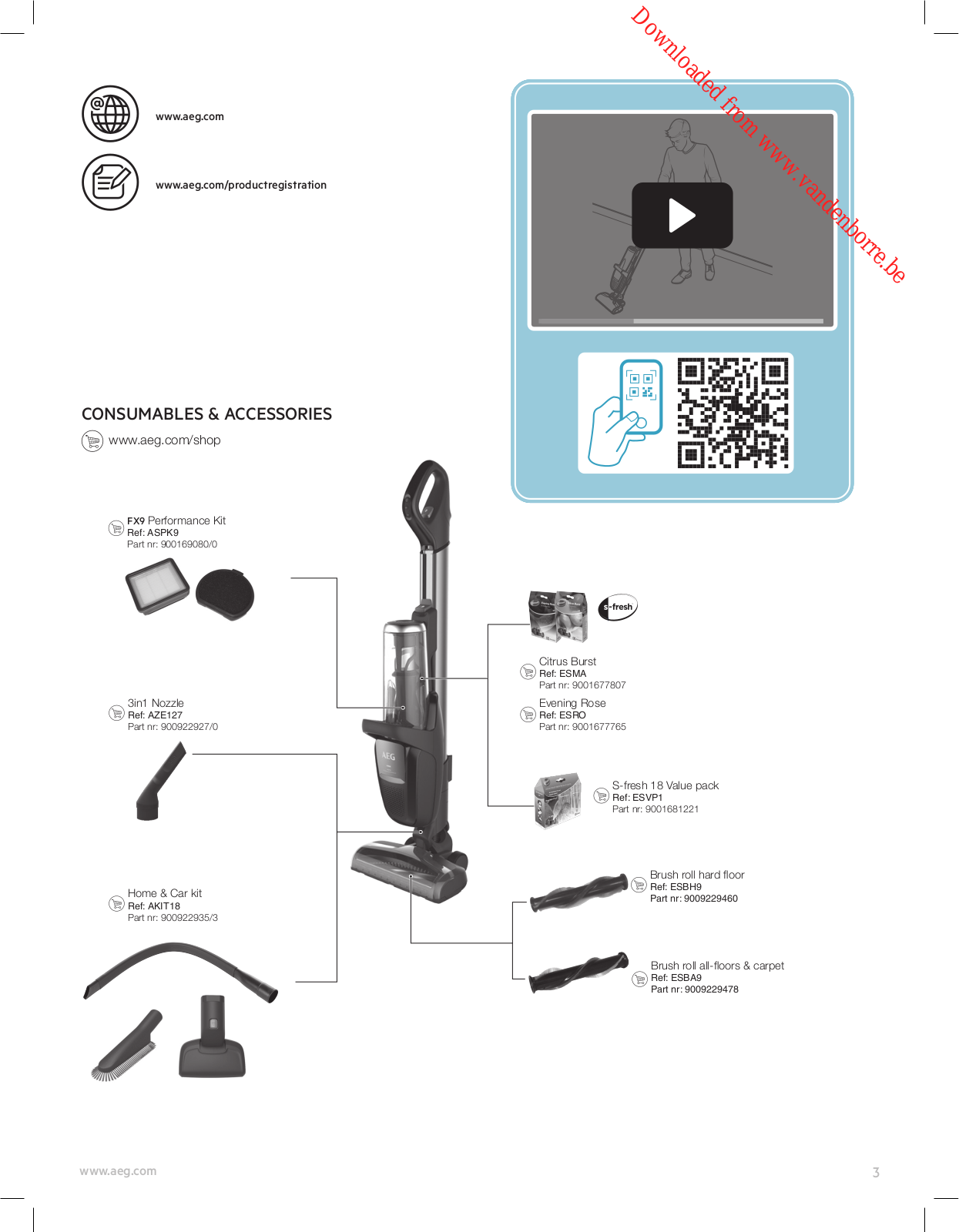 AEG FX9-1-MBM User Manual