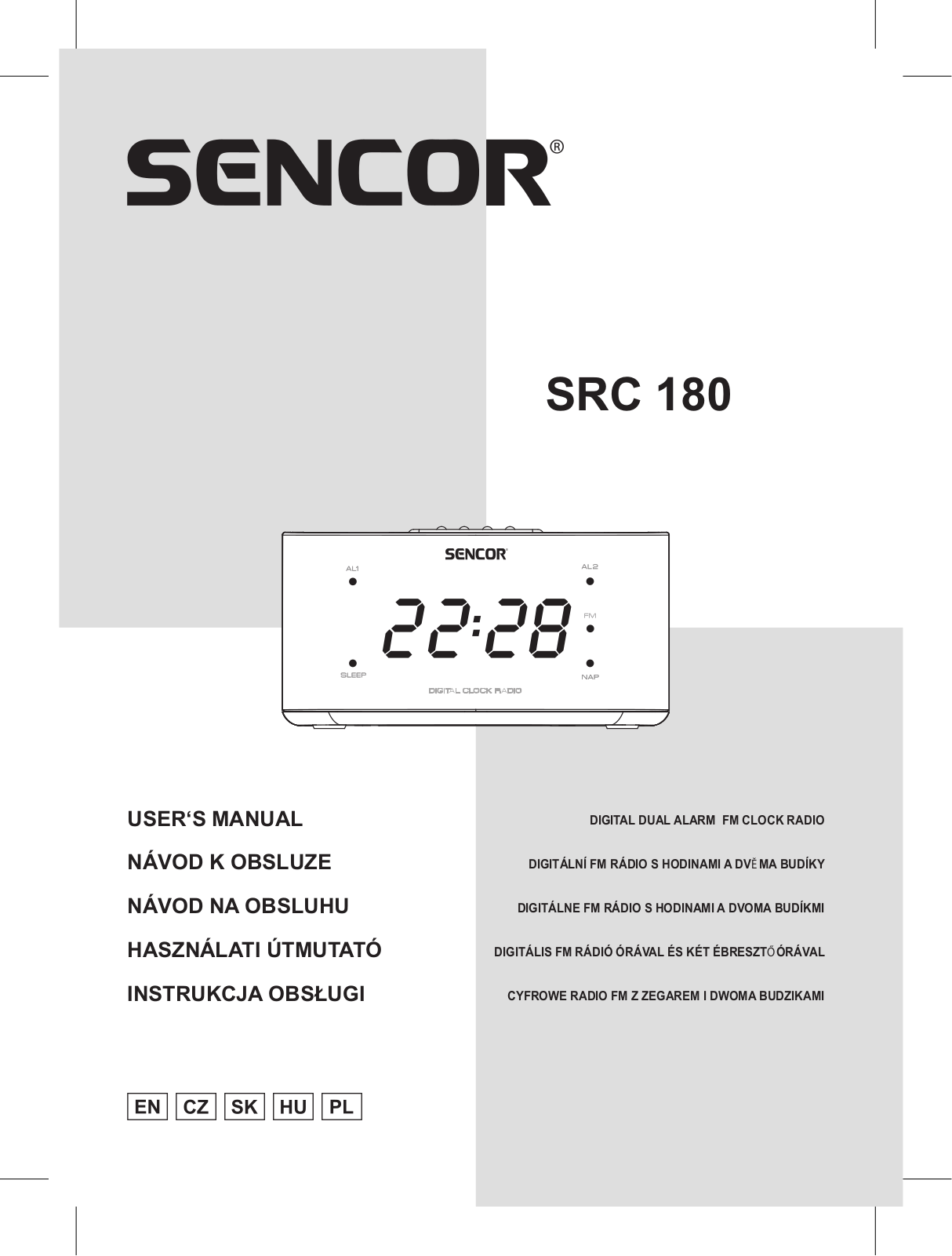 Sencor SRC 180 GN User Manual