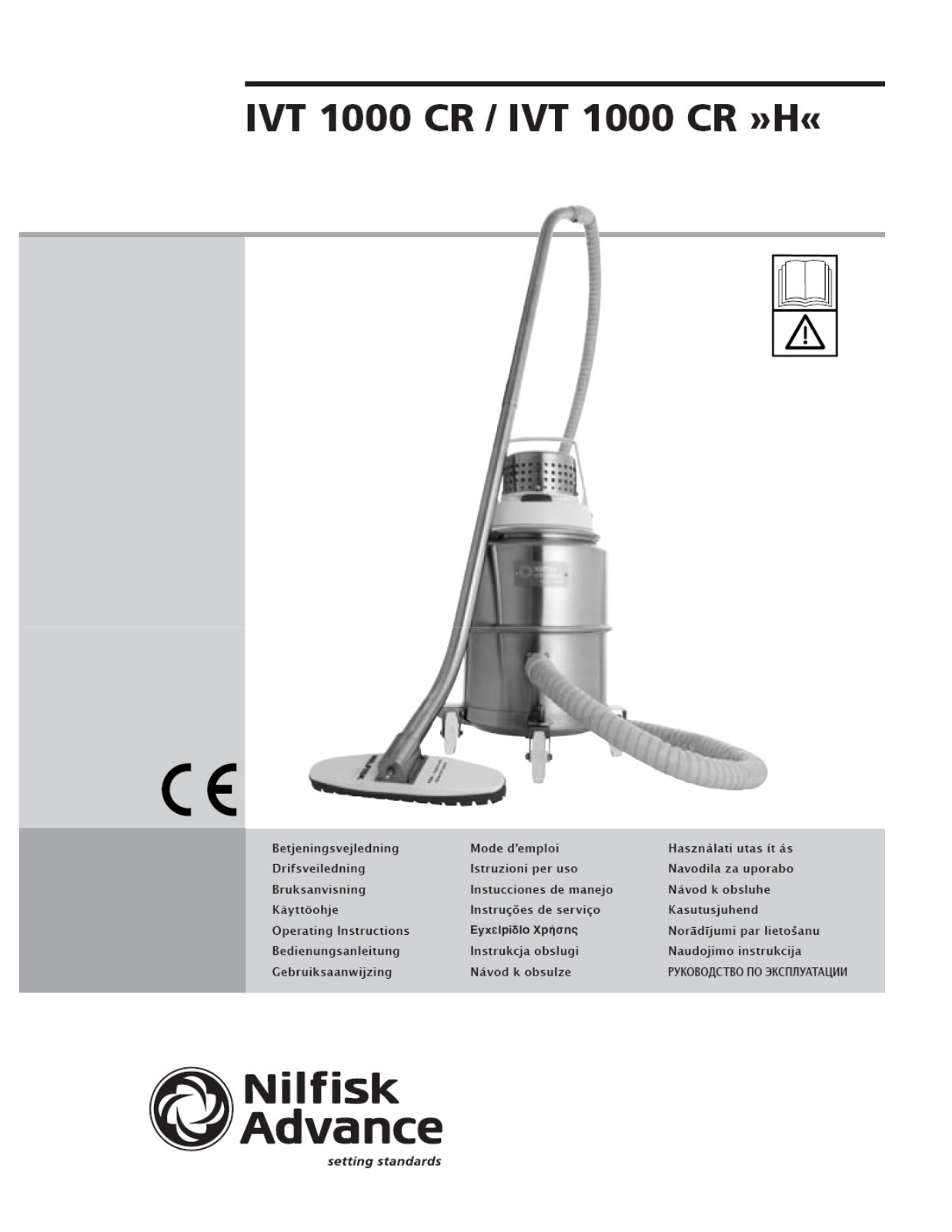 Nilfisk IVT 1000CR Instructions Manual