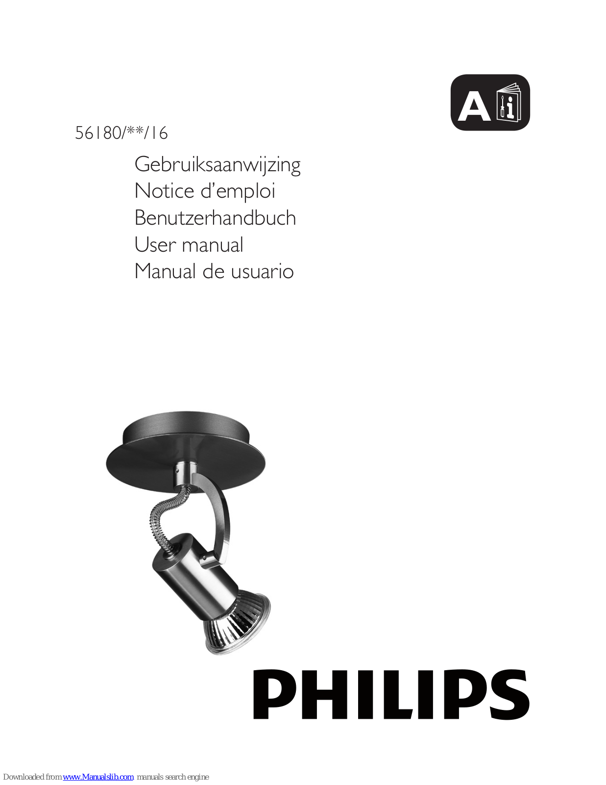 Philips 56180-17-16, 56180/**/16 User Manual