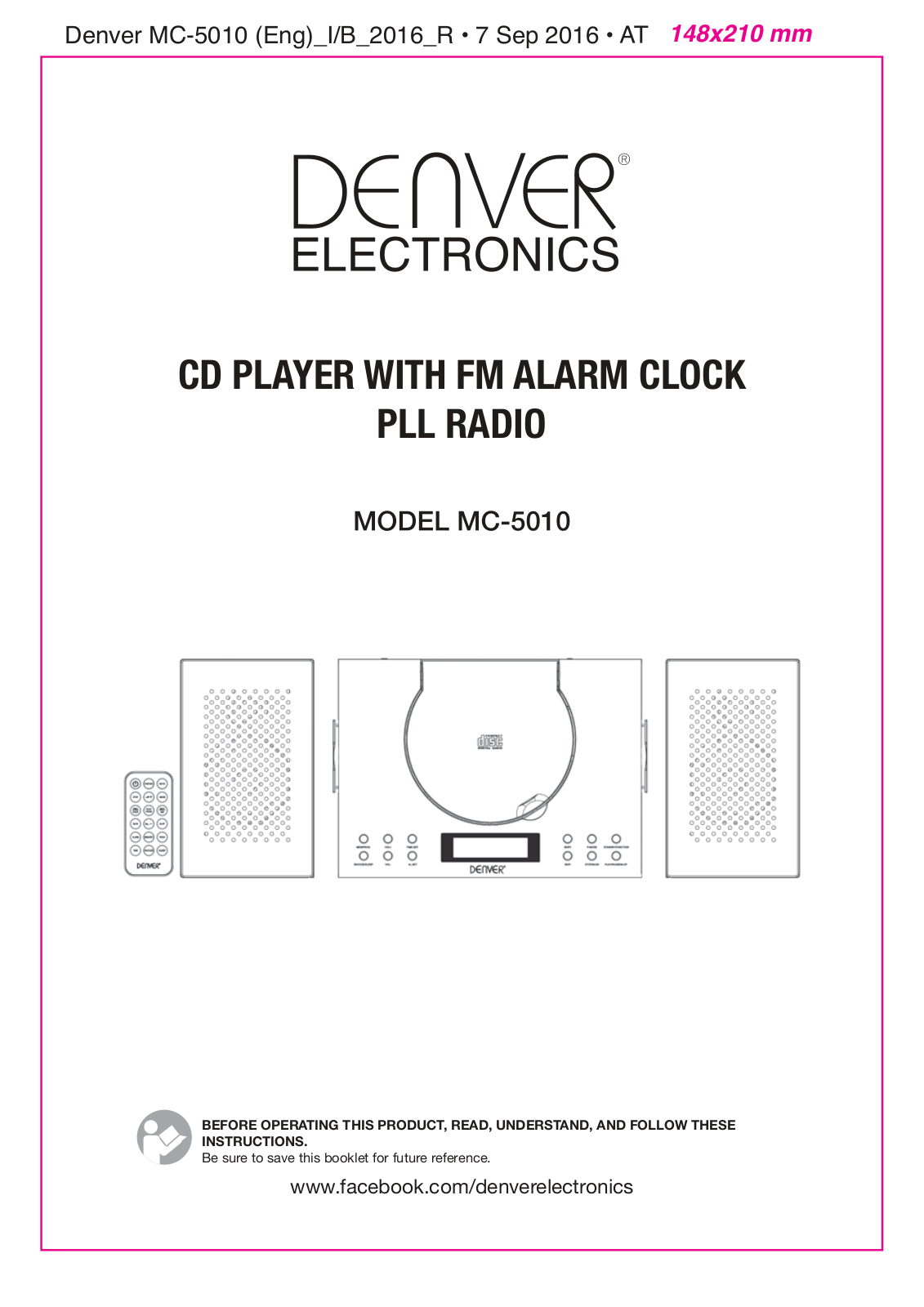 Denver MC-5010 User Guide