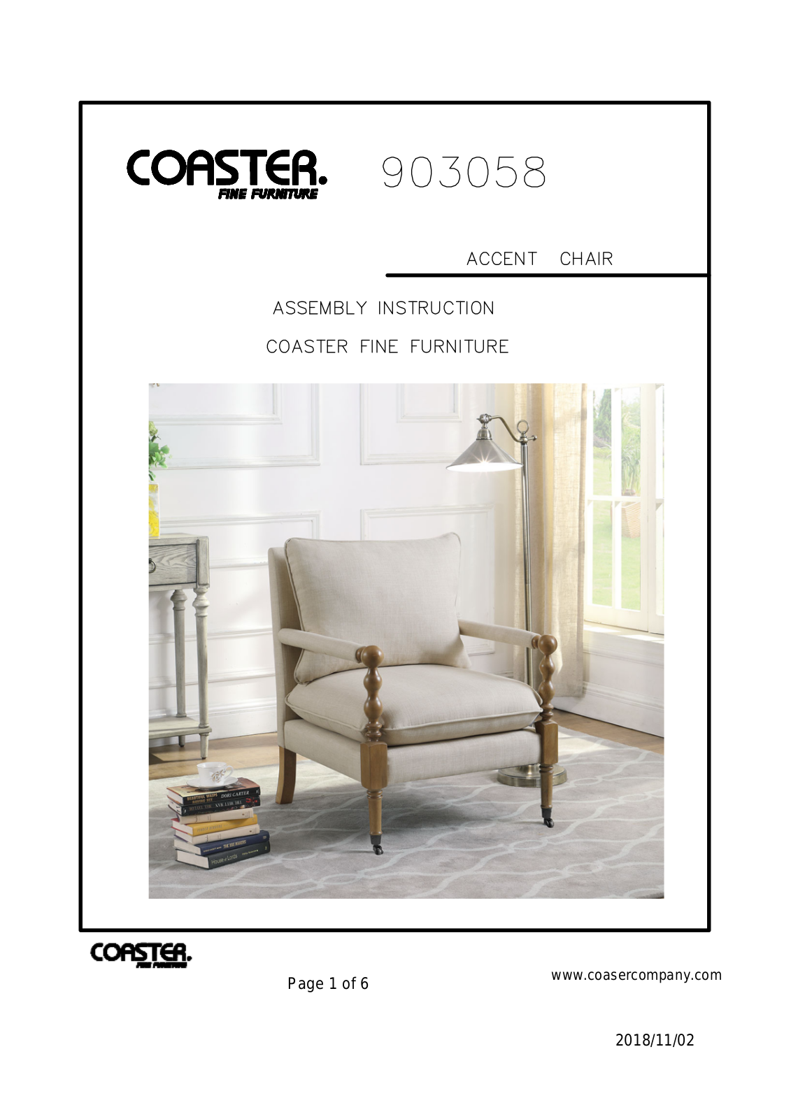 Coaster 903058 Assembly Guide - ManualMachine.com