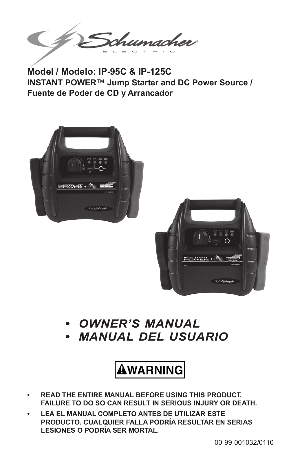 Schumacher IP-125C, IP-95C User Manual 2