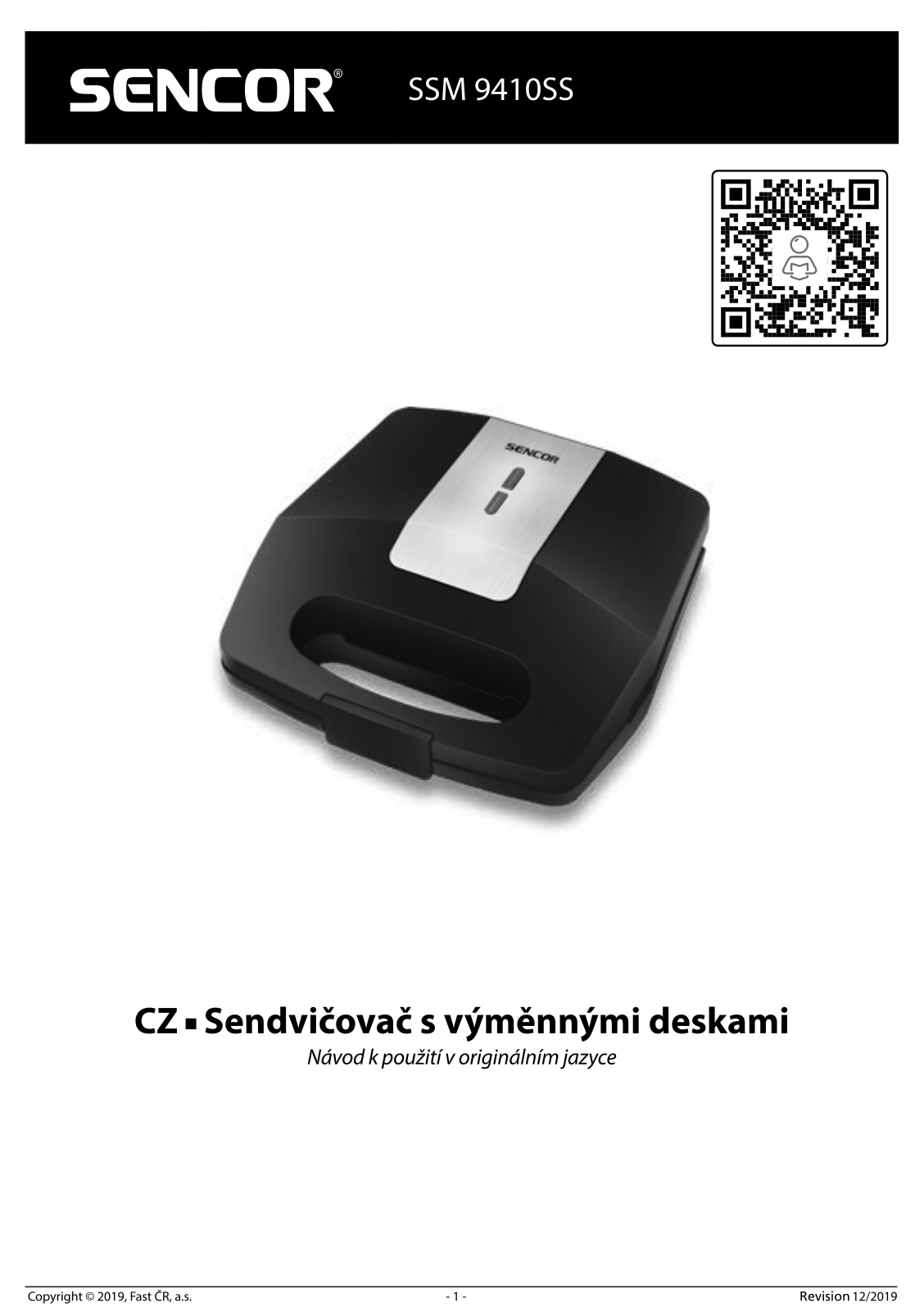 Sencor SSM 9410SS User Manual