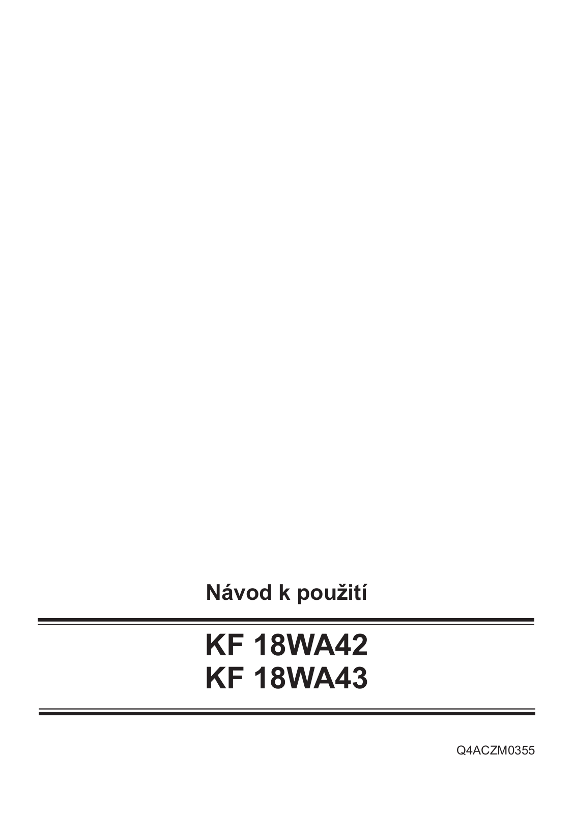 Siemens KF18WA42, KF18WA43 User Manual