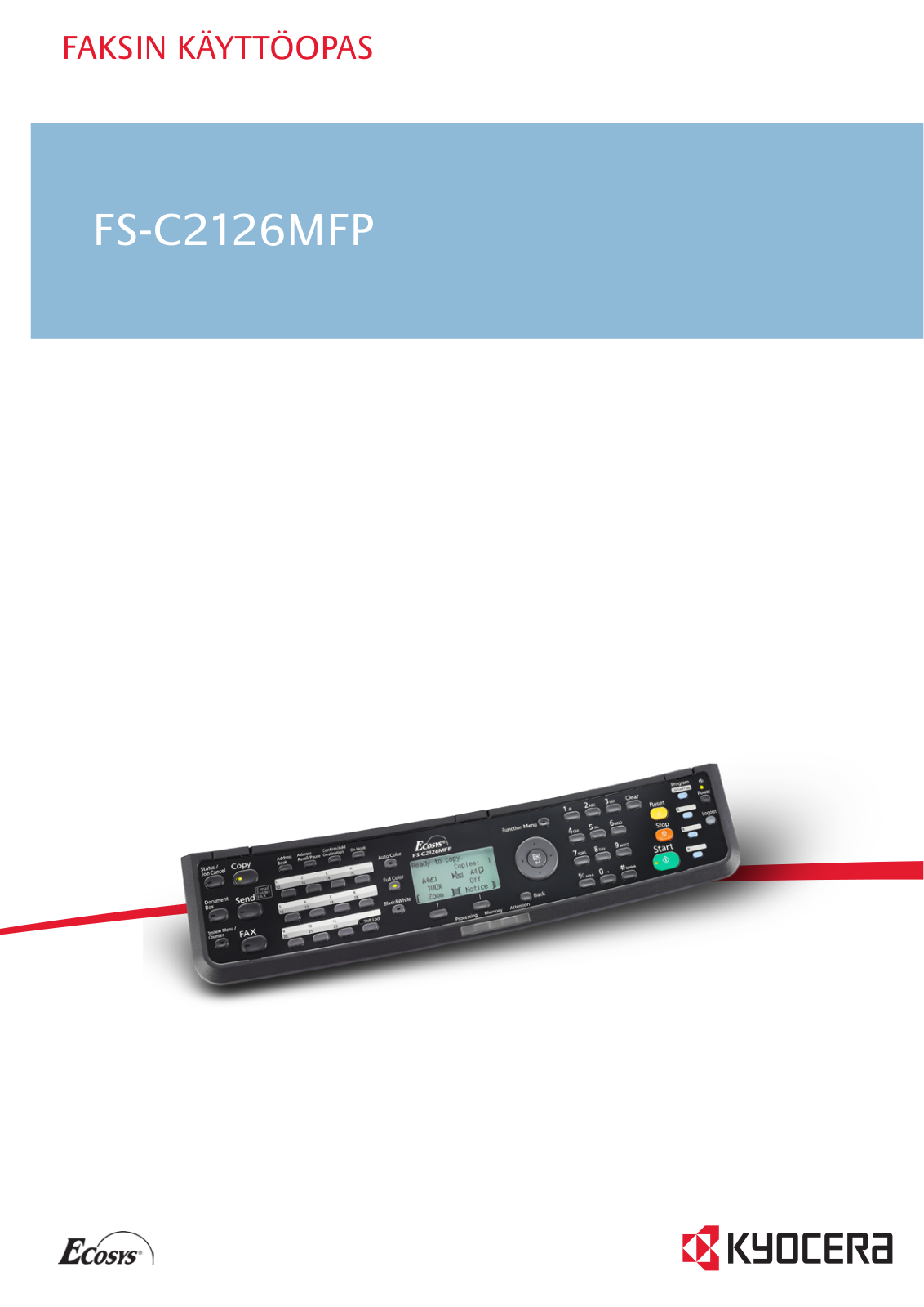 Kyocera FS-C2126MFP User Manual