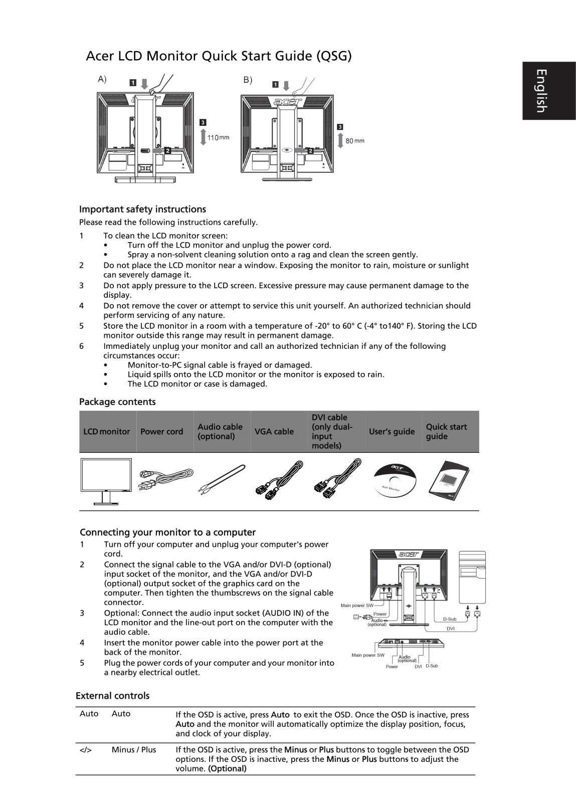 Acer B203H User Manual